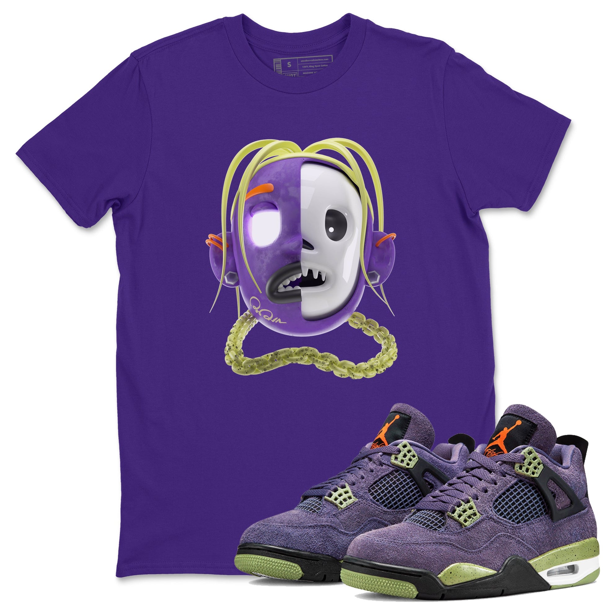 Air Jordan 4 Canyon Purple shirt to match jordans Goosebumps Boy sneaker tees AJ4 Canyon Purple SNRT Sneaker Release Tees Unisex Purple 1 T-Shirt, Halloween tshirt