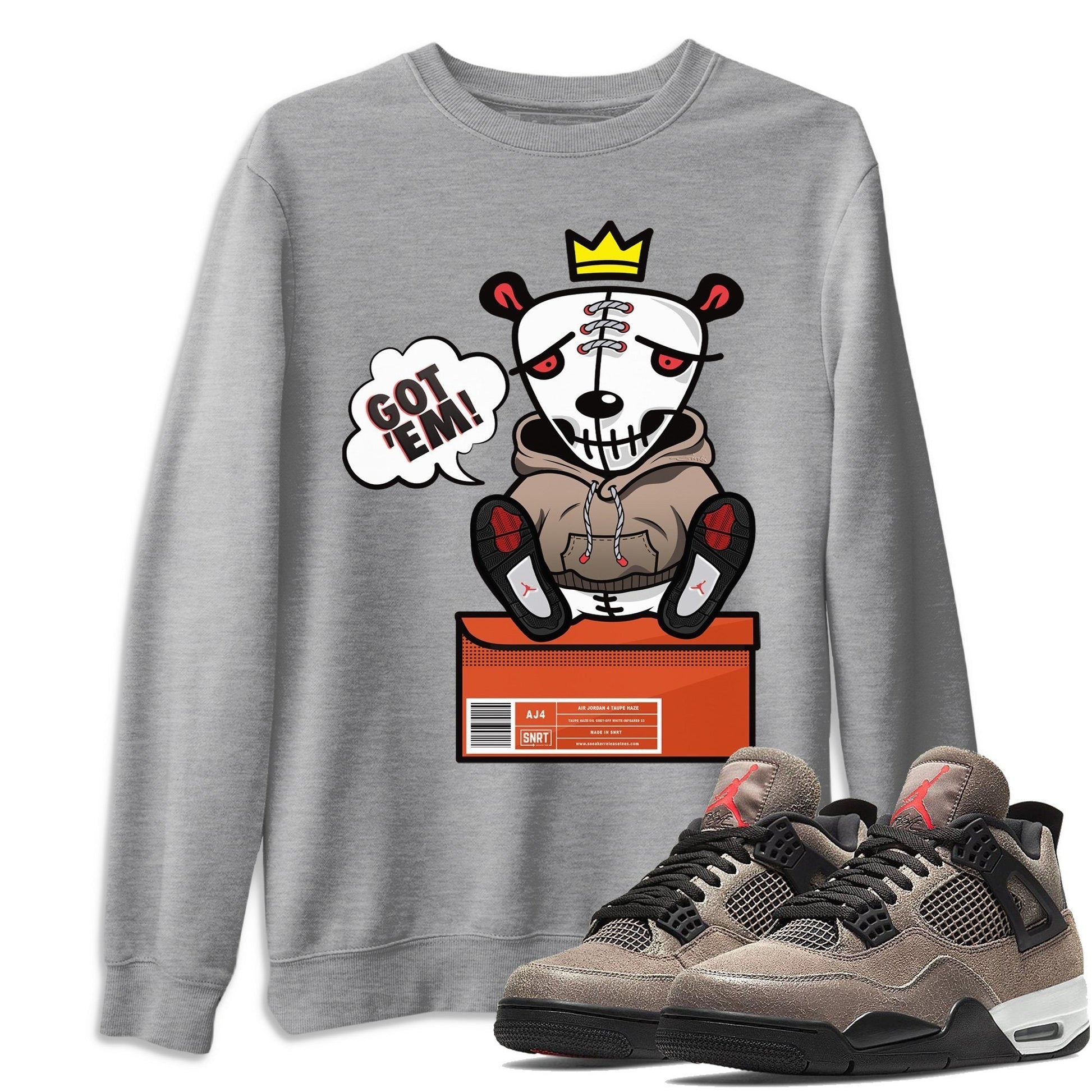Jordan 4 Taupe Haze Sneaker Match Tees Got Em Sneaker Tees Jordan 4 Taupe Haze Sneaker Release Tees Unisex Shirts