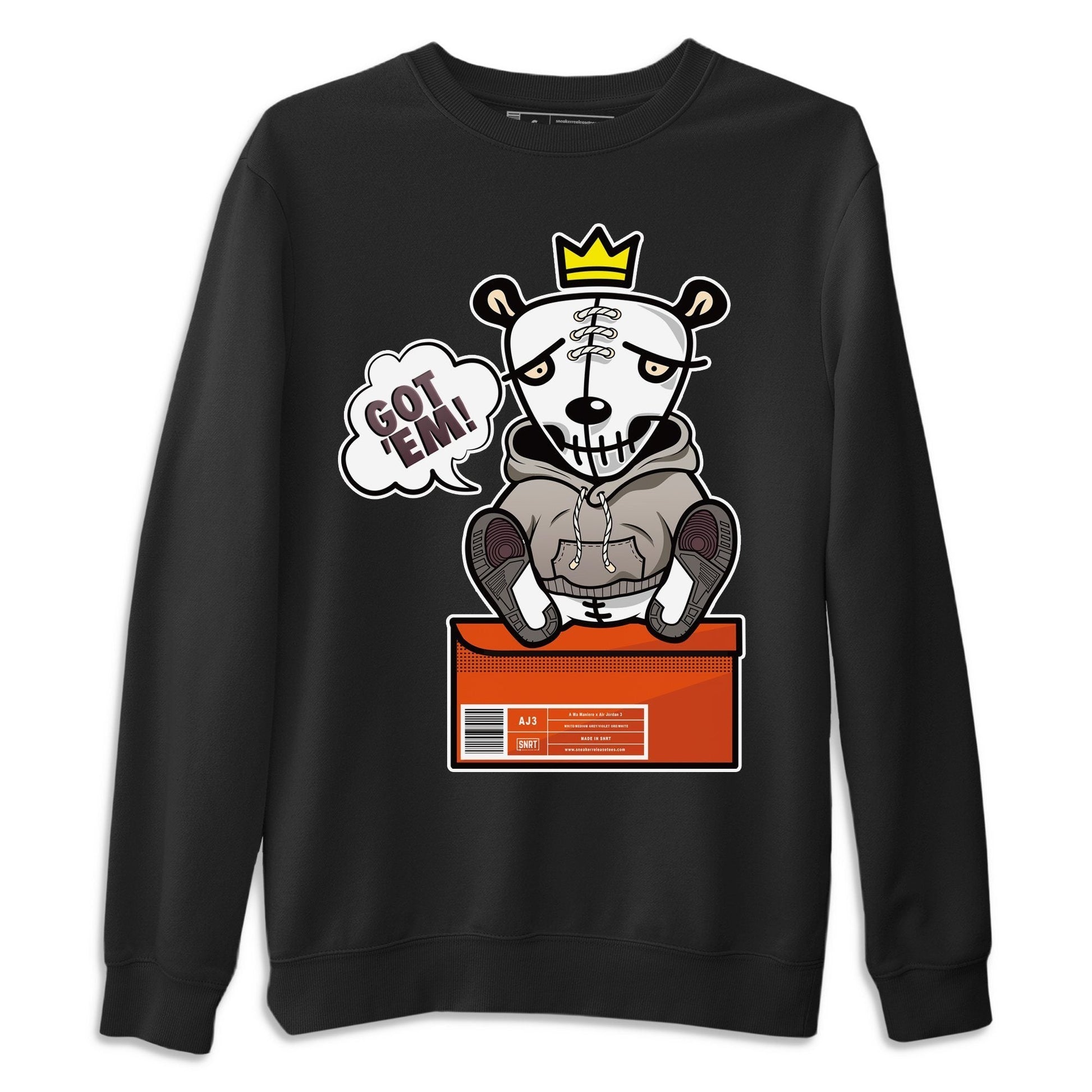 Jordan 3 A Ma Maniere Sneaker Match Tees Got Em Sneaker Tees Jordan 3 A Ma Maniere Sneaker Release Tees Unisex Shirts