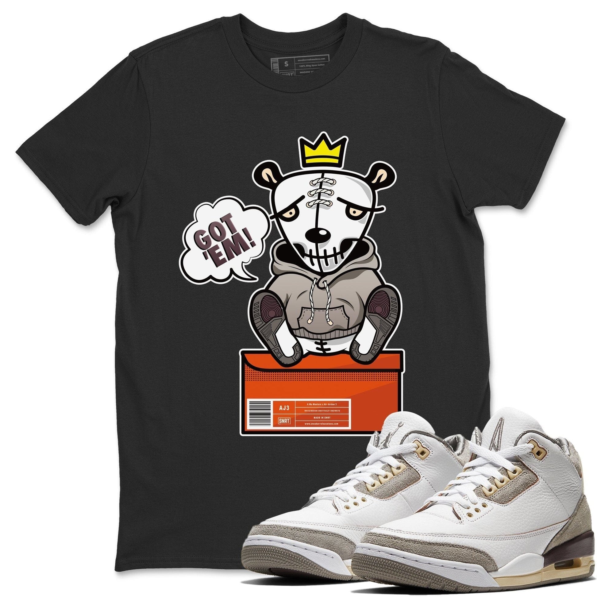 Jordan 3 A Ma Maniere Sneaker Match Tees Got Em Sneaker Tees Jordan 3 A Ma Maniere Sneaker Release Tees Unisex Shirts