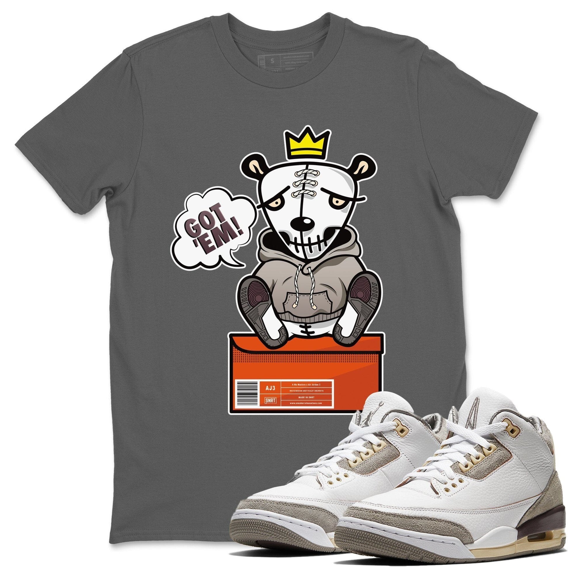 Jordan 3 A Ma Maniere Sneaker Match Tees Got Em Sneaker Tees Jordan 3 A Ma Maniere Sneaker Release Tees Unisex Shirts