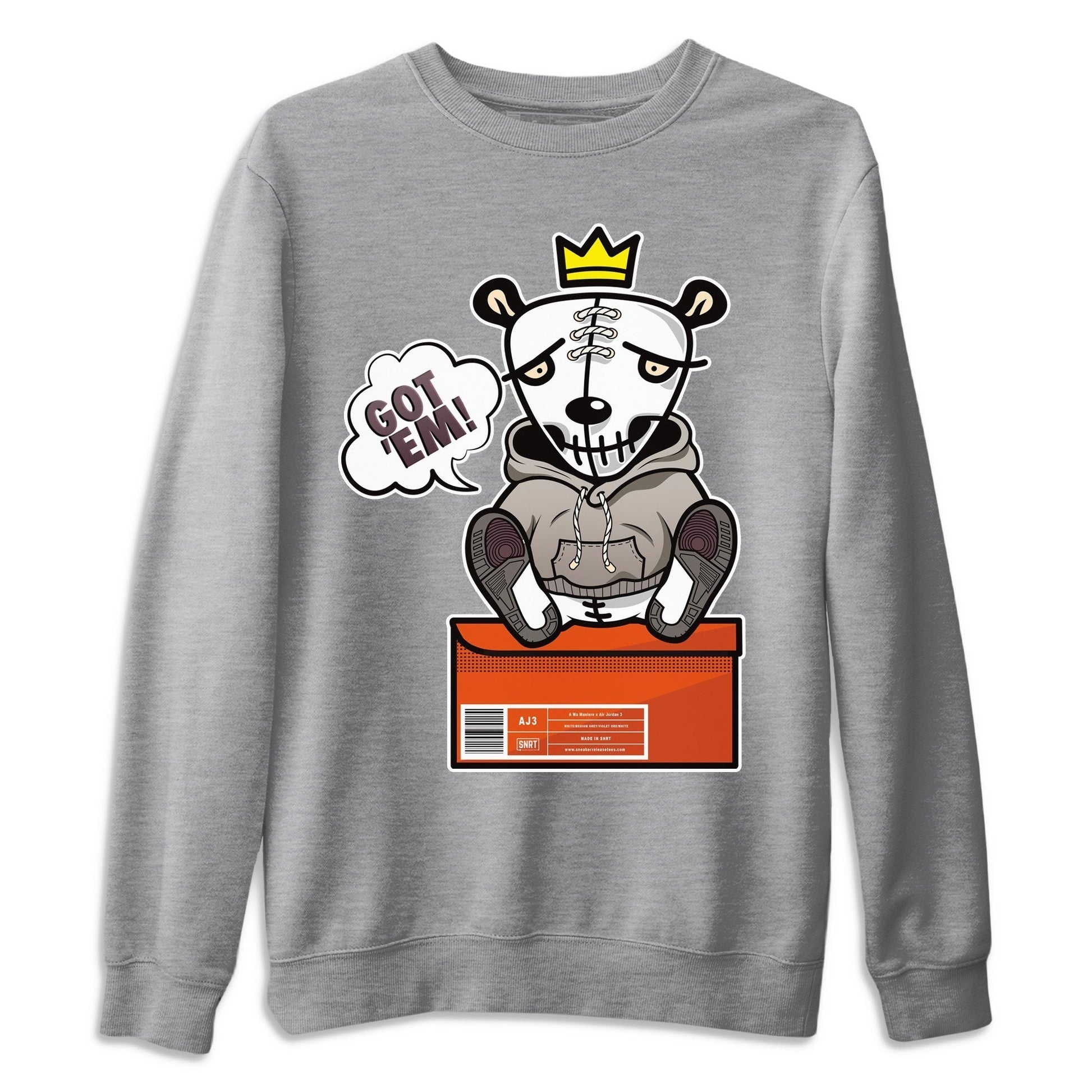 Jordan 3 A Ma Maniere Sneaker Match Tees Got Em Sneaker Tees Jordan 3 A Ma Maniere Sneaker Release Tees Unisex Shirts