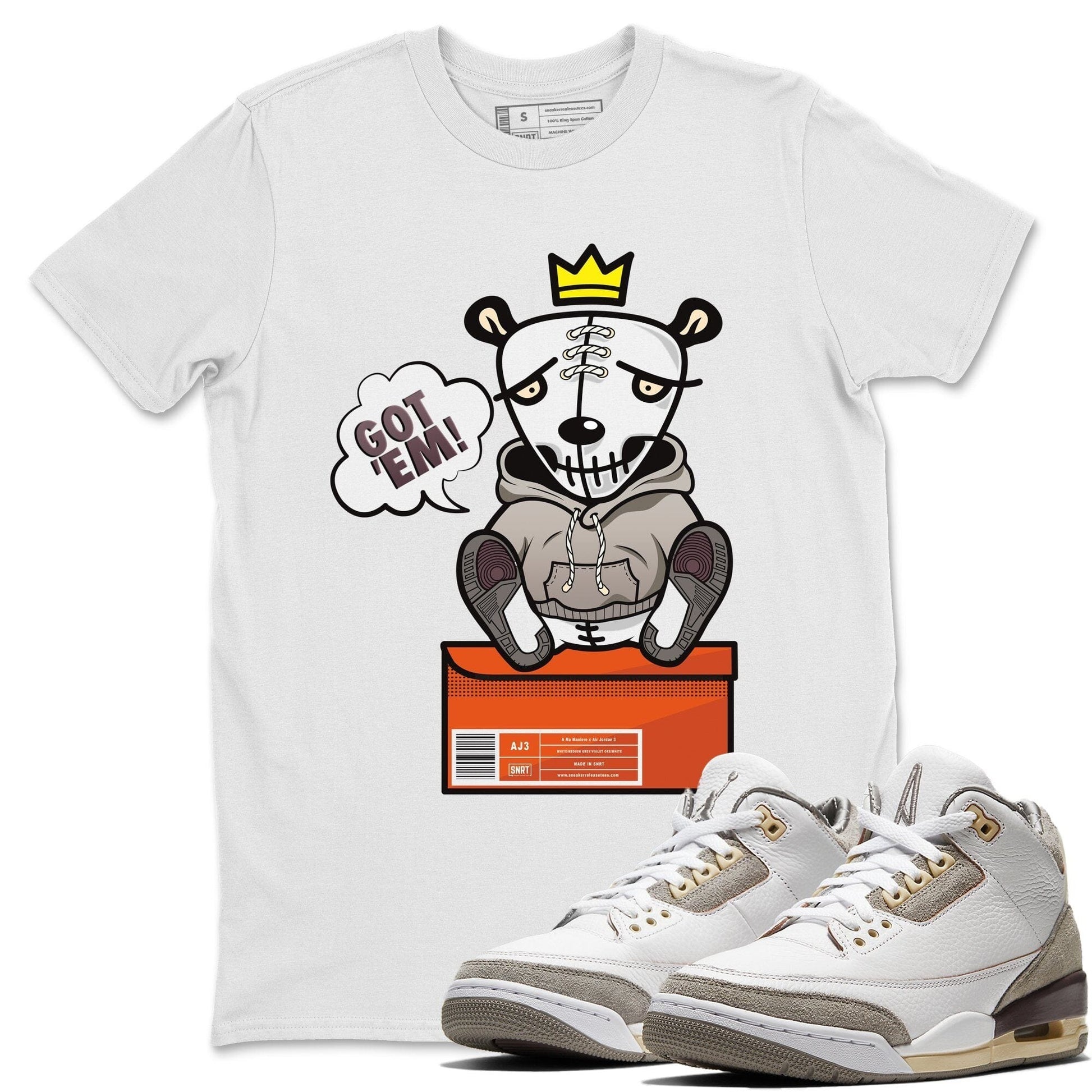 Jordan 3 A Ma Maniere Sneaker Match Tees Got Em Sneaker Tees Jordan 3 A Ma Maniere Sneaker Release Tees Unisex Shirts