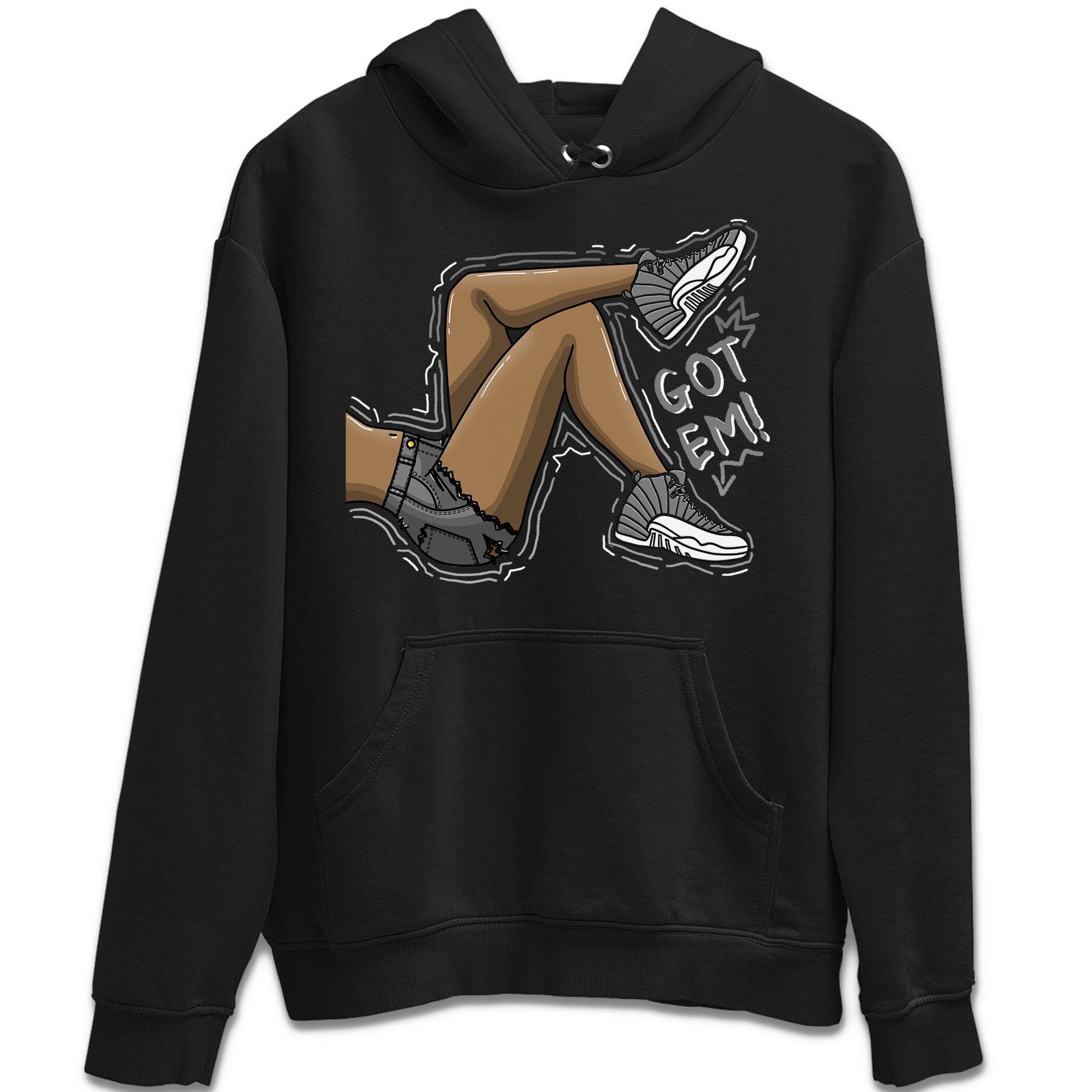 Jordan 12 Stealth Sneaker Match Tees Got Em Legs Sneaker Tees Jordan 12 Stealth Sneaker Release Tees Unisex Shirts