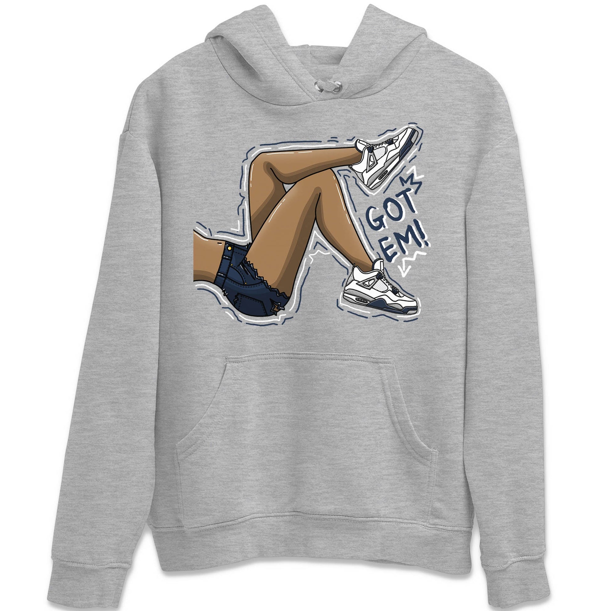 Jordan 4 Midnight Navy Sneaker Match Tees Got Em Legs Sneaker Tees Jordan 4 Midnight Navy Sneaker Release Tees Unisex Shirts