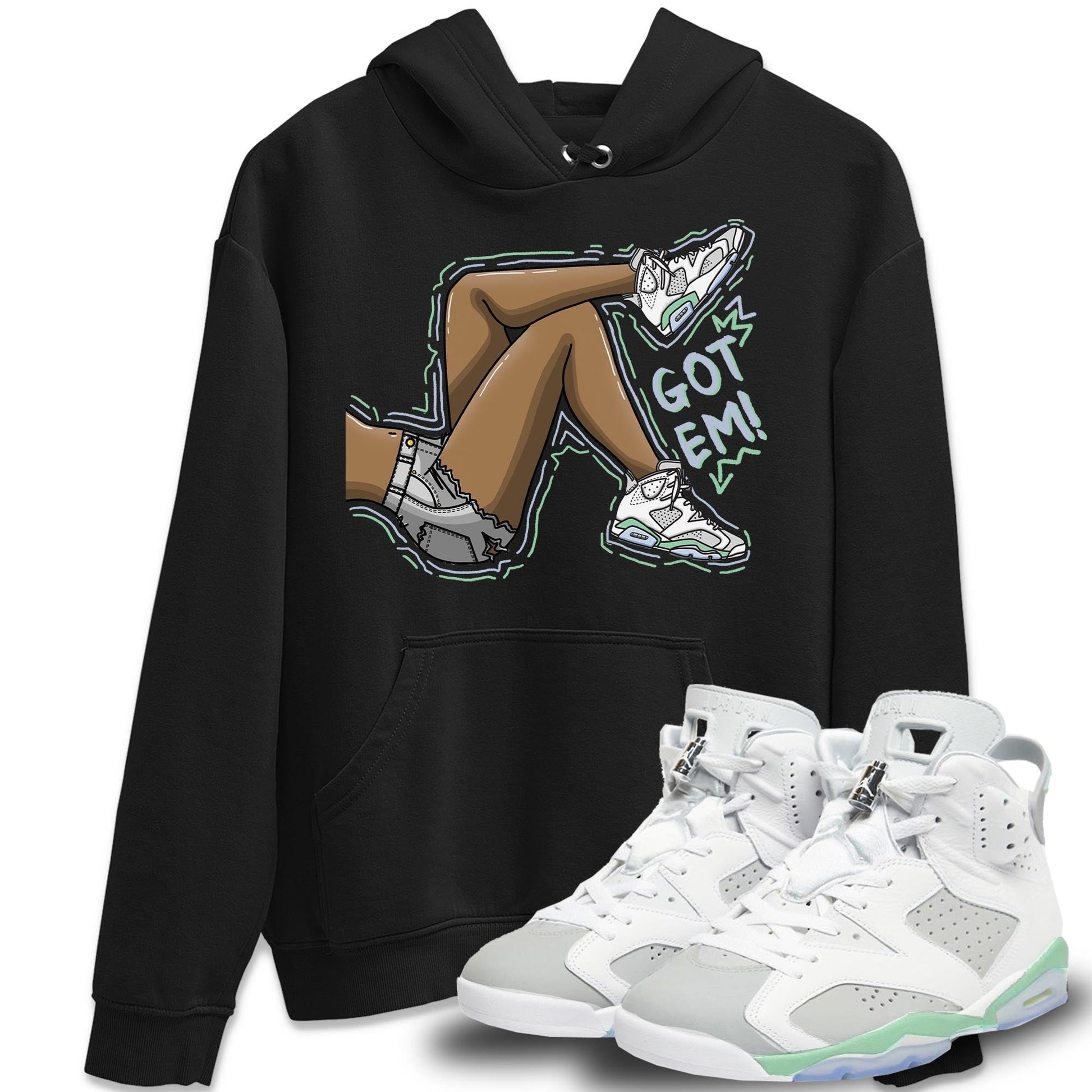 Jordan 6 Mint Foam Sneaker Match Tees Got Em Legs Sneaker Tees Jordan 6 Mint Foam Sneaker Release Tees Unisex Shirts