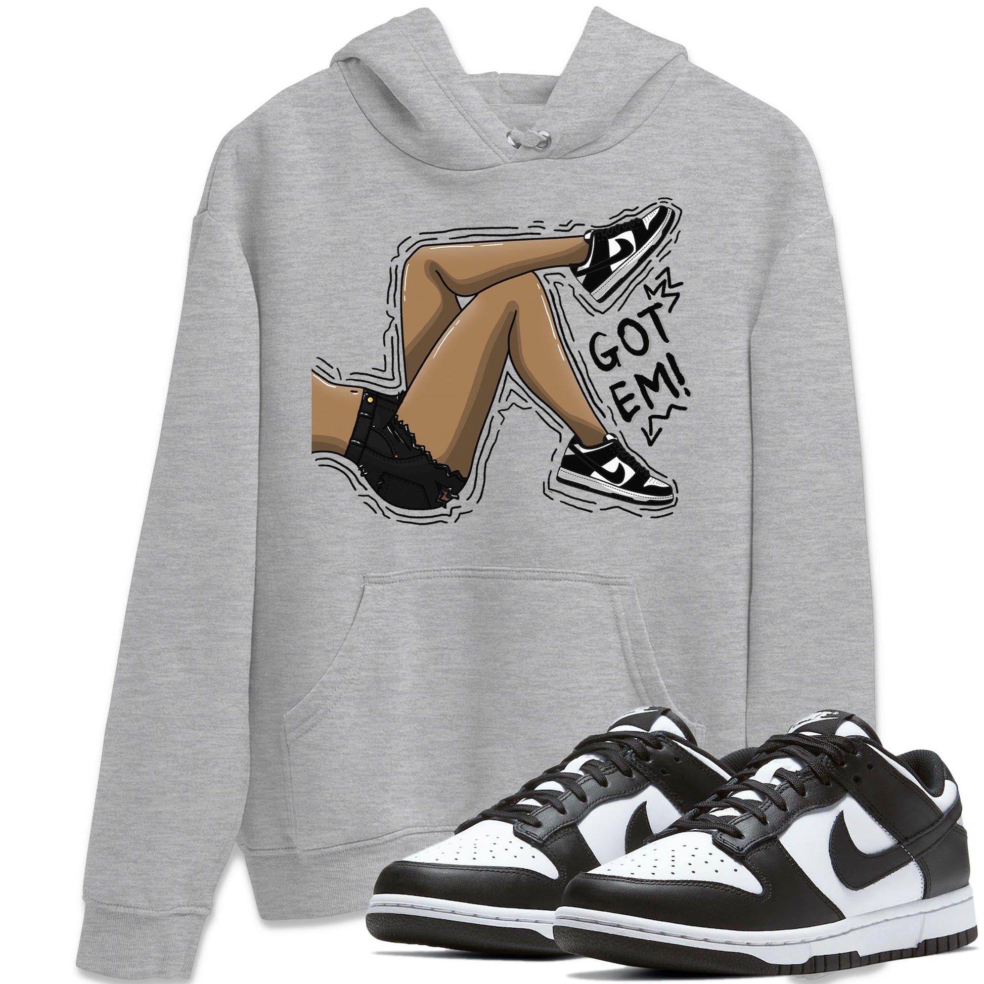 Dunk Panda Sneaker Match Tees Got Em Legs Sneaker Tees Dunk Panda Sneaker Release Tees Unisex Shirts