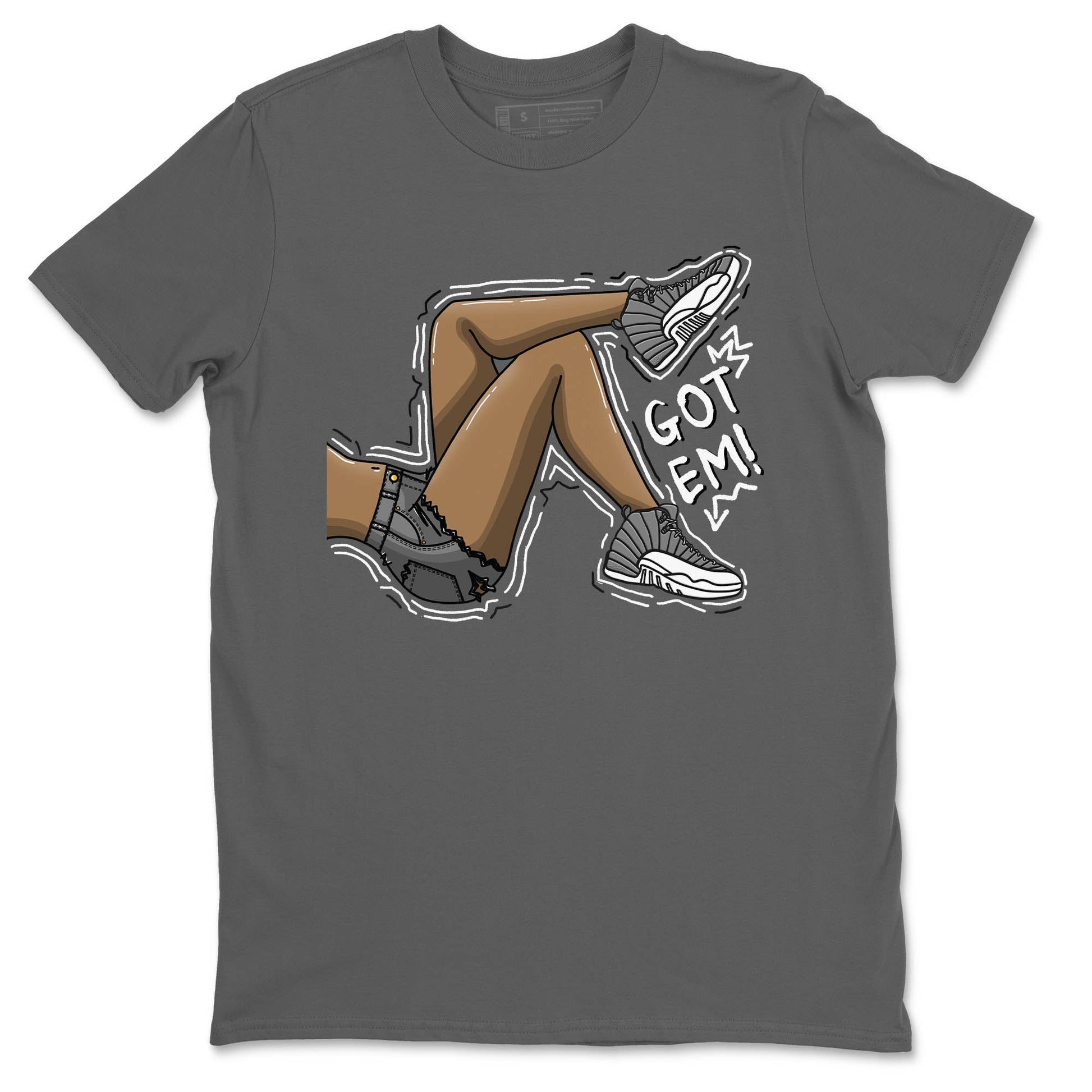 Jordan 12 Stealth Sneaker Match Tees Got Em Legs Sneaker Tees Jordan 12 Stealth Sneaker Release Tees Unisex Shirts