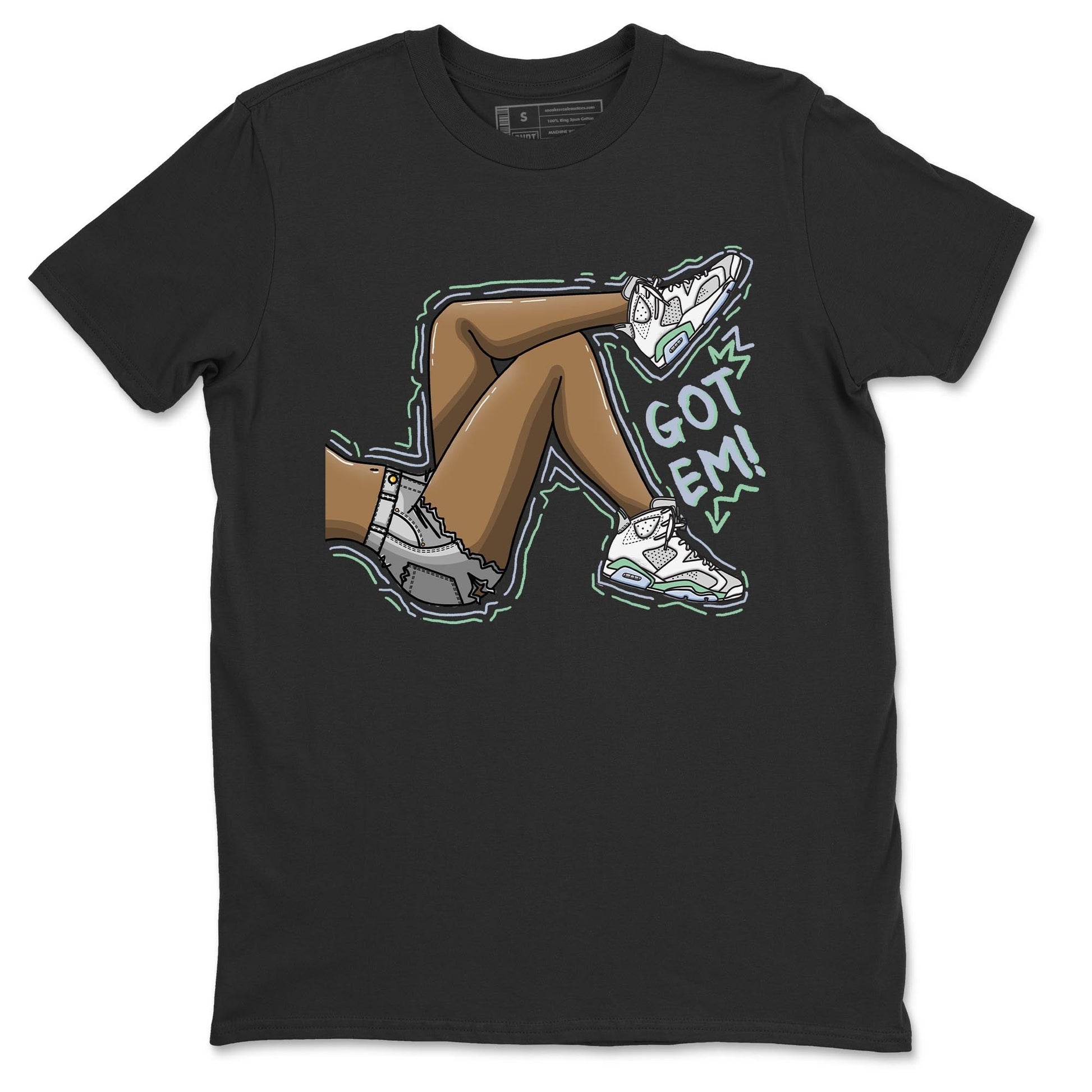 Jordan 6 Mint Foam Sneaker Match Tees Got Em Legs Sneaker Tees Jordan 6 Mint Foam Sneaker Release Tees Unisex Shirts