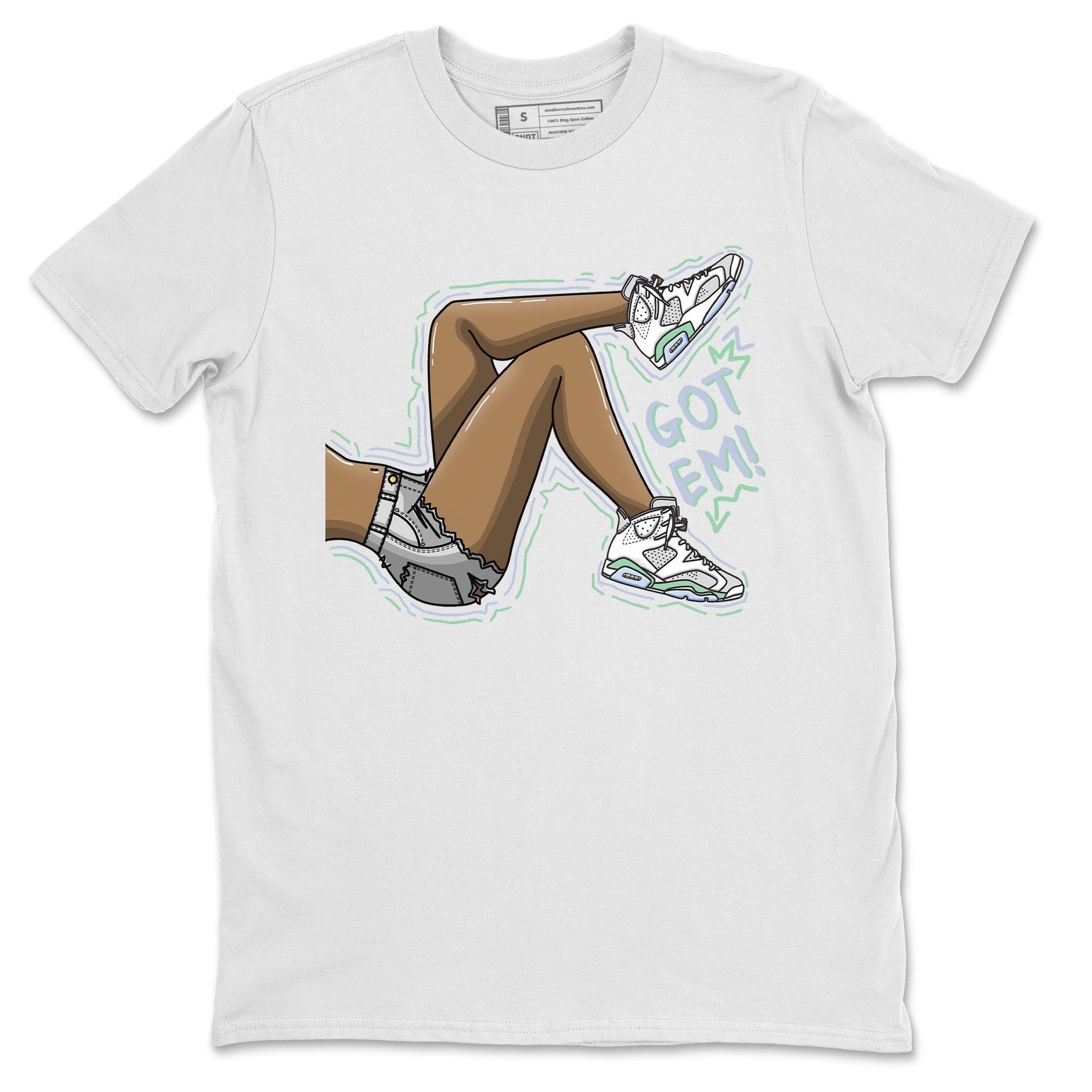 Jordan 6 Mint Foam Sneaker Match Tees Got Em Legs Sneaker Tees Jordan 6 Mint Foam Sneaker Release Tees Unisex Shirts