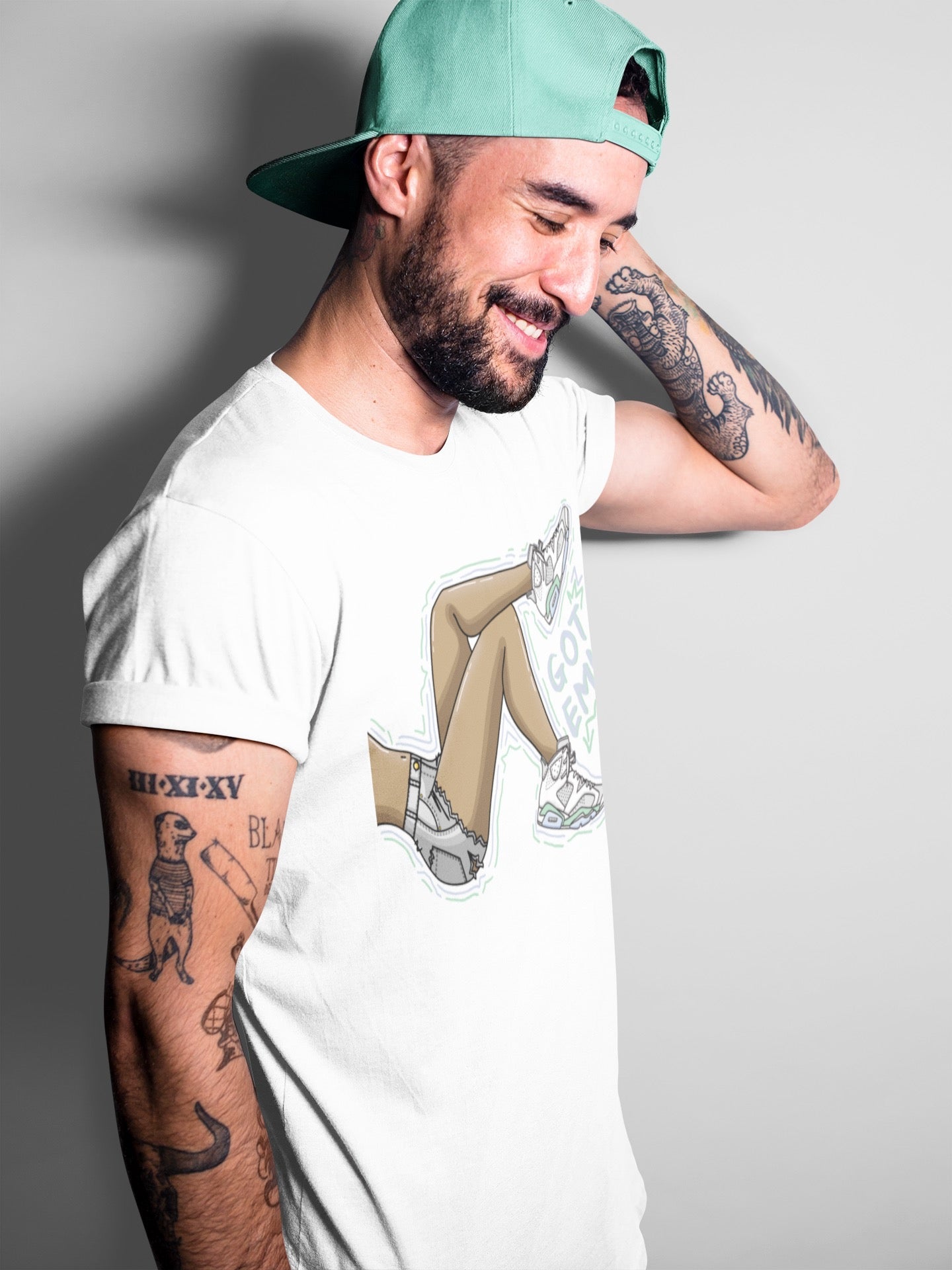 Jordan 6 Mint Foam Sneaker Match Tees Got Em Legs Sneaker Tees Jordan 6 Mint Foam Sneaker Release Tees Unisex Shirts