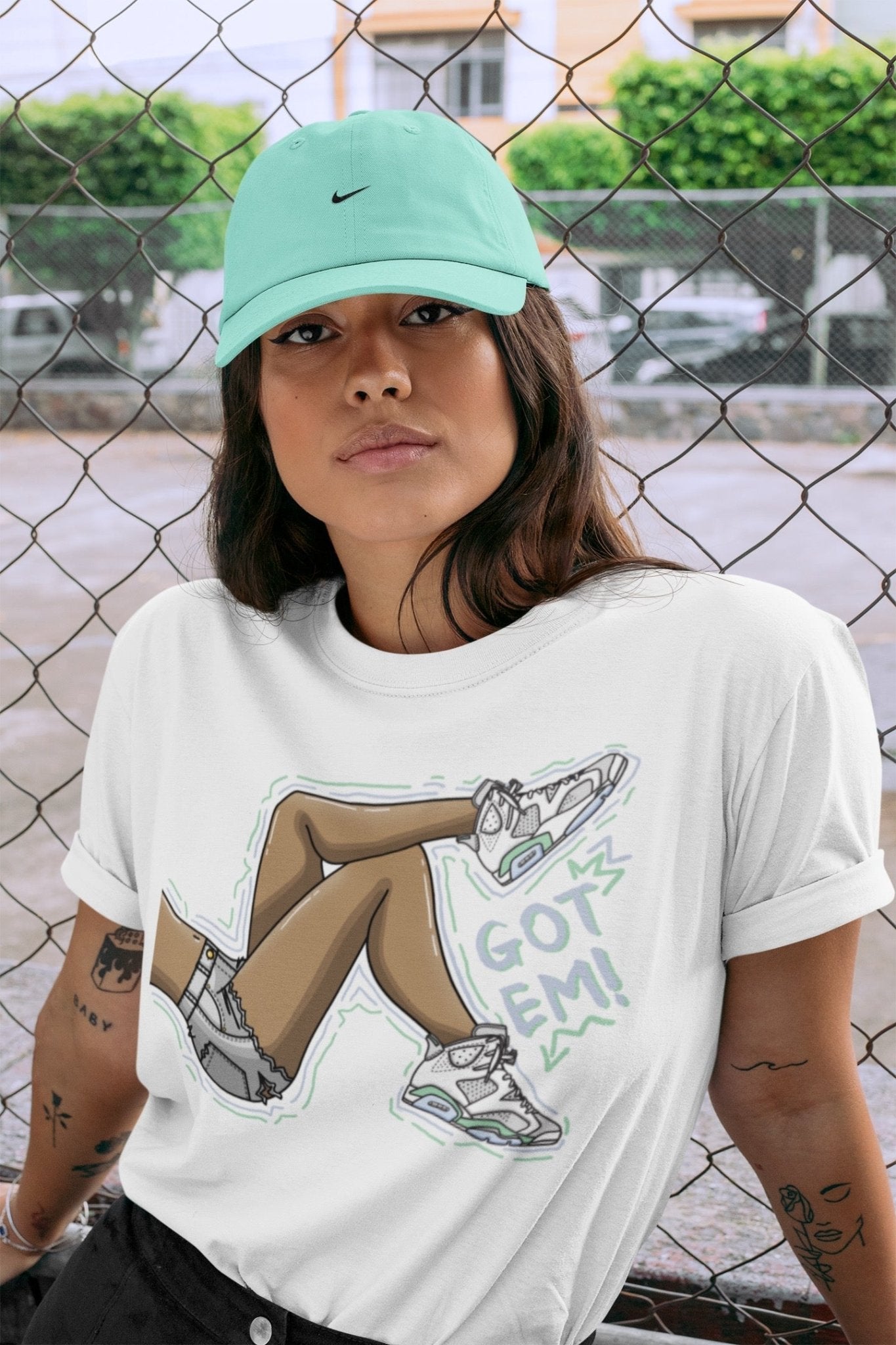 Jordan 6 Mint Foam Sneaker Match Tees Got Em Legs Sneaker Tees Jordan 6 Mint Foam Sneaker Release Tees Unisex Shirts