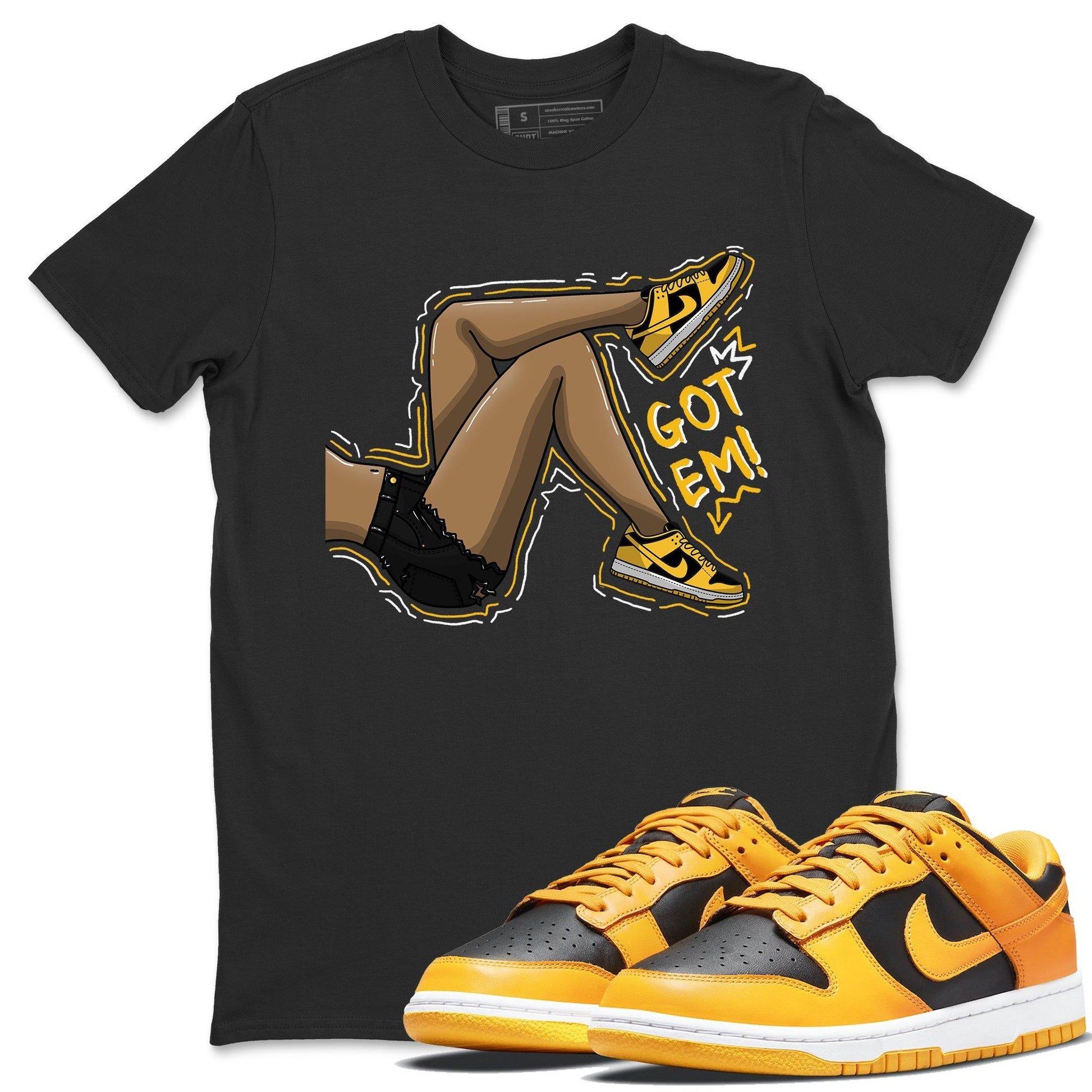 Dunk Championship Goldenrod Sneaker Match Tees Got Em Legs Sneaker Tees Dunk Championship Goldenrod Sneaker Release Tees Unisex Shirts