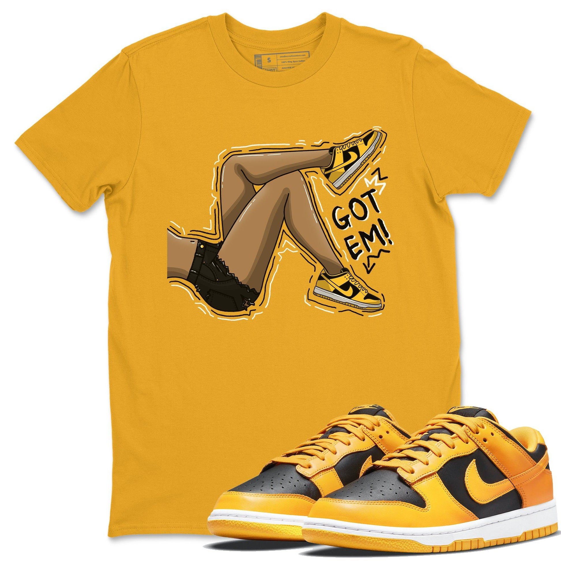 Dunk Championship Goldenrod Sneaker Match Tees Got Em Legs Sneaker Tees Dunk Championship Goldenrod Sneaker Release Tees Unisex Shirts