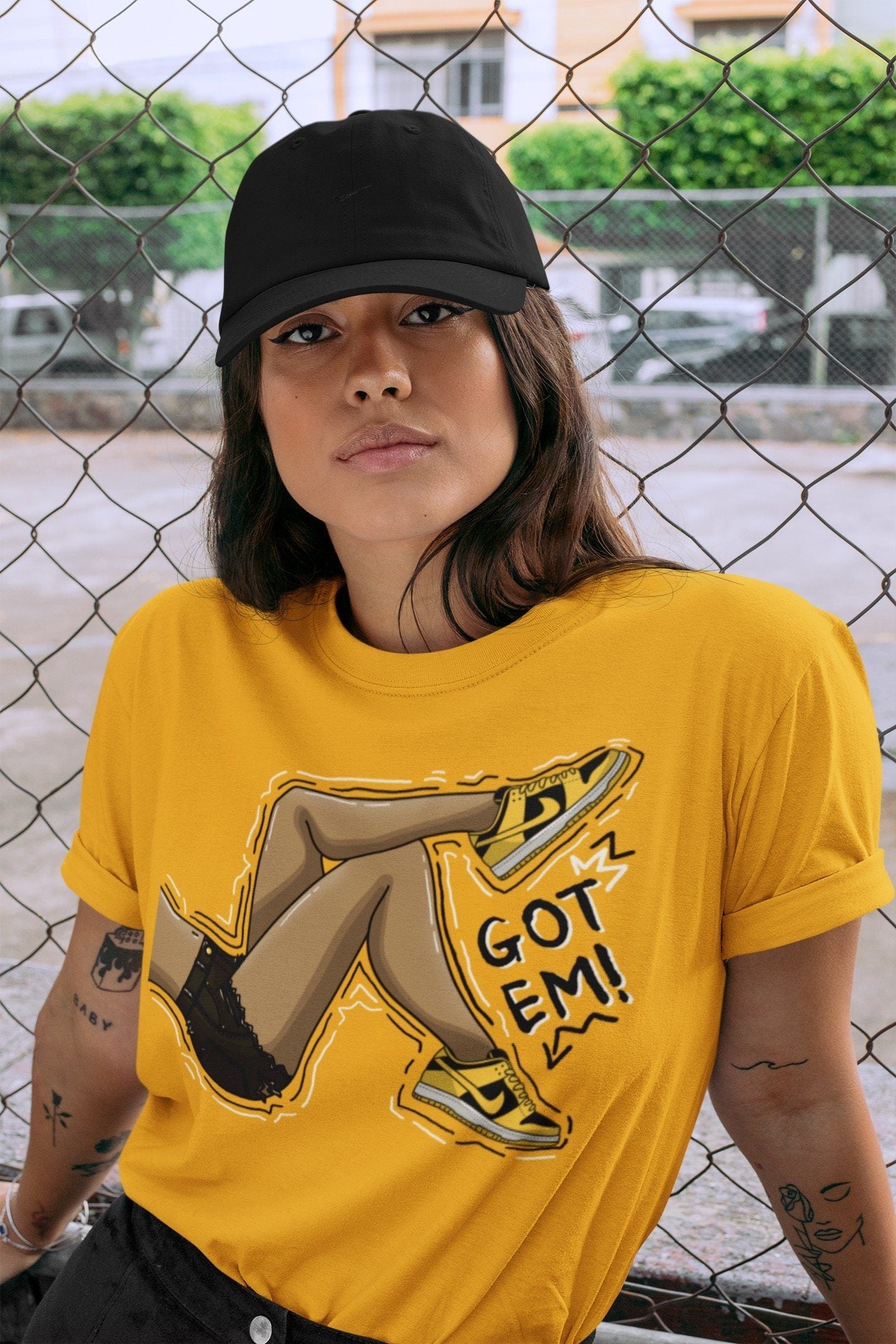 Dunk Championship Goldenrod Sneaker Match Tees Got Em Legs Sneaker Tees Dunk Championship Goldenrod Sneaker Release Tees Unisex Shirts