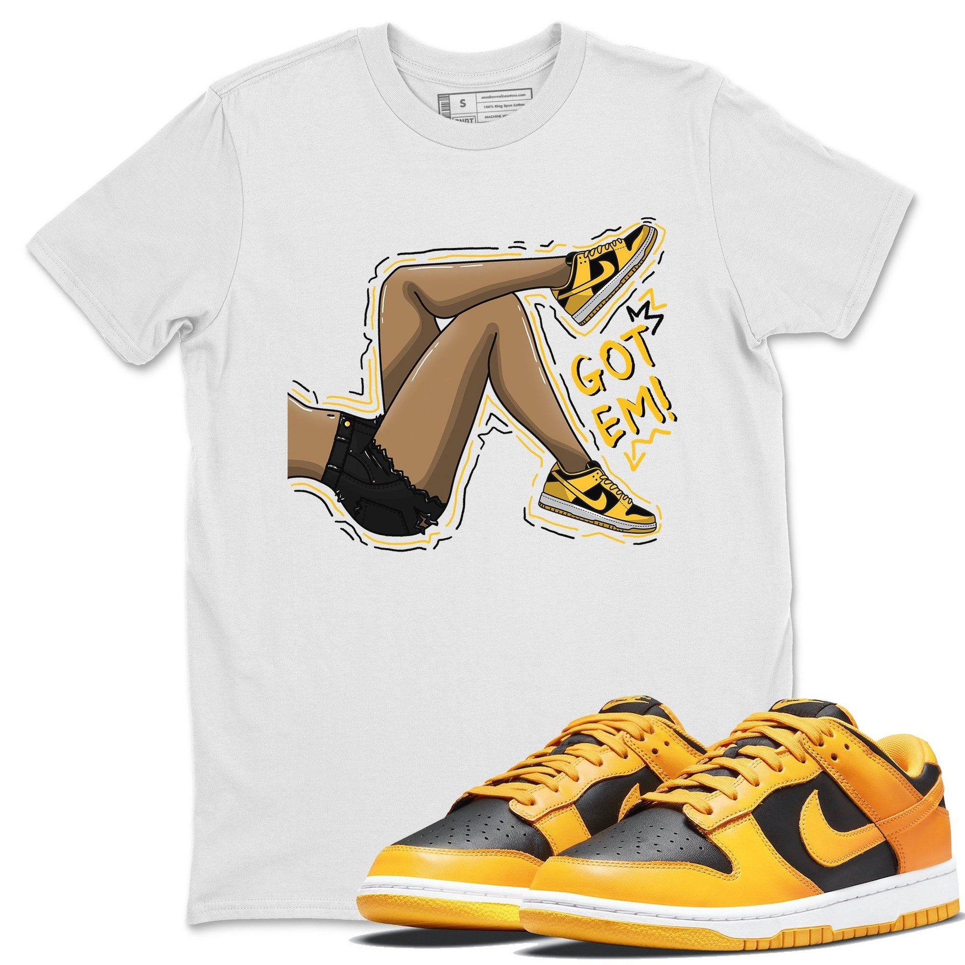 Dunk Championship Goldenrod Sneaker Match Tees Got Em Legs Sneaker Tees Dunk Championship Goldenrod Sneaker Release Tees Unisex Shirts