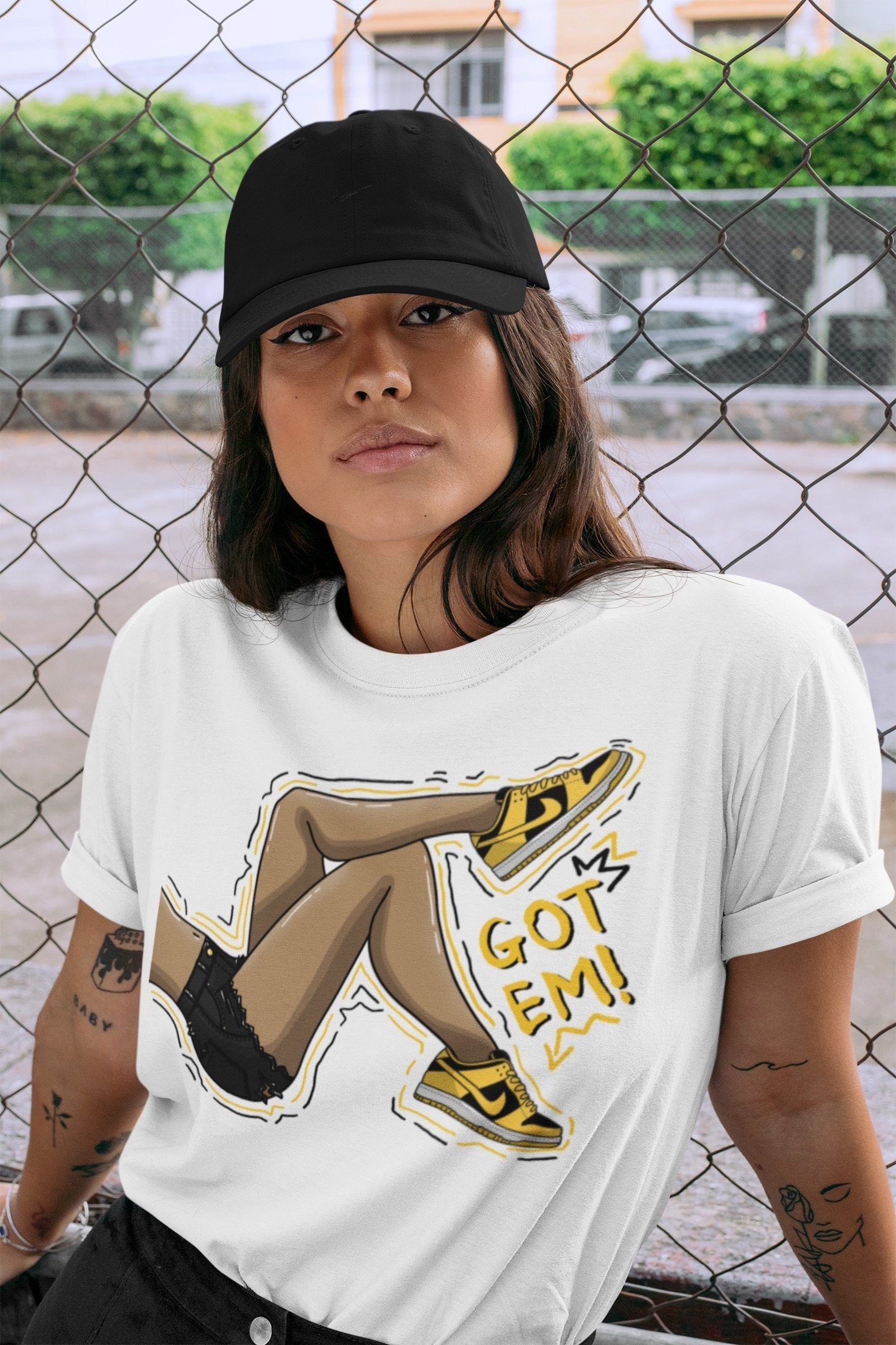 Dunk Championship Goldenrod Sneaker Match Tees Got Em Legs Sneaker Tees Dunk Championship Goldenrod Sneaker Release Tees Unisex Shirts