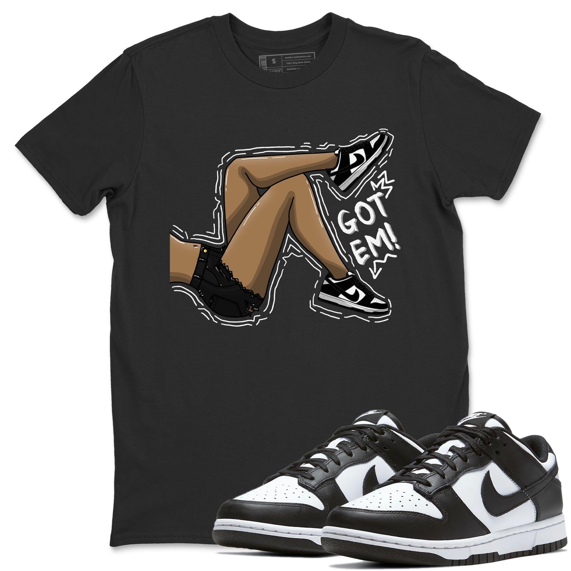 Dunk Panda Sneaker Match Tees Got Em Legs Sneaker Tees Dunk Panda Sneaker Release Tees Unisex Shirts