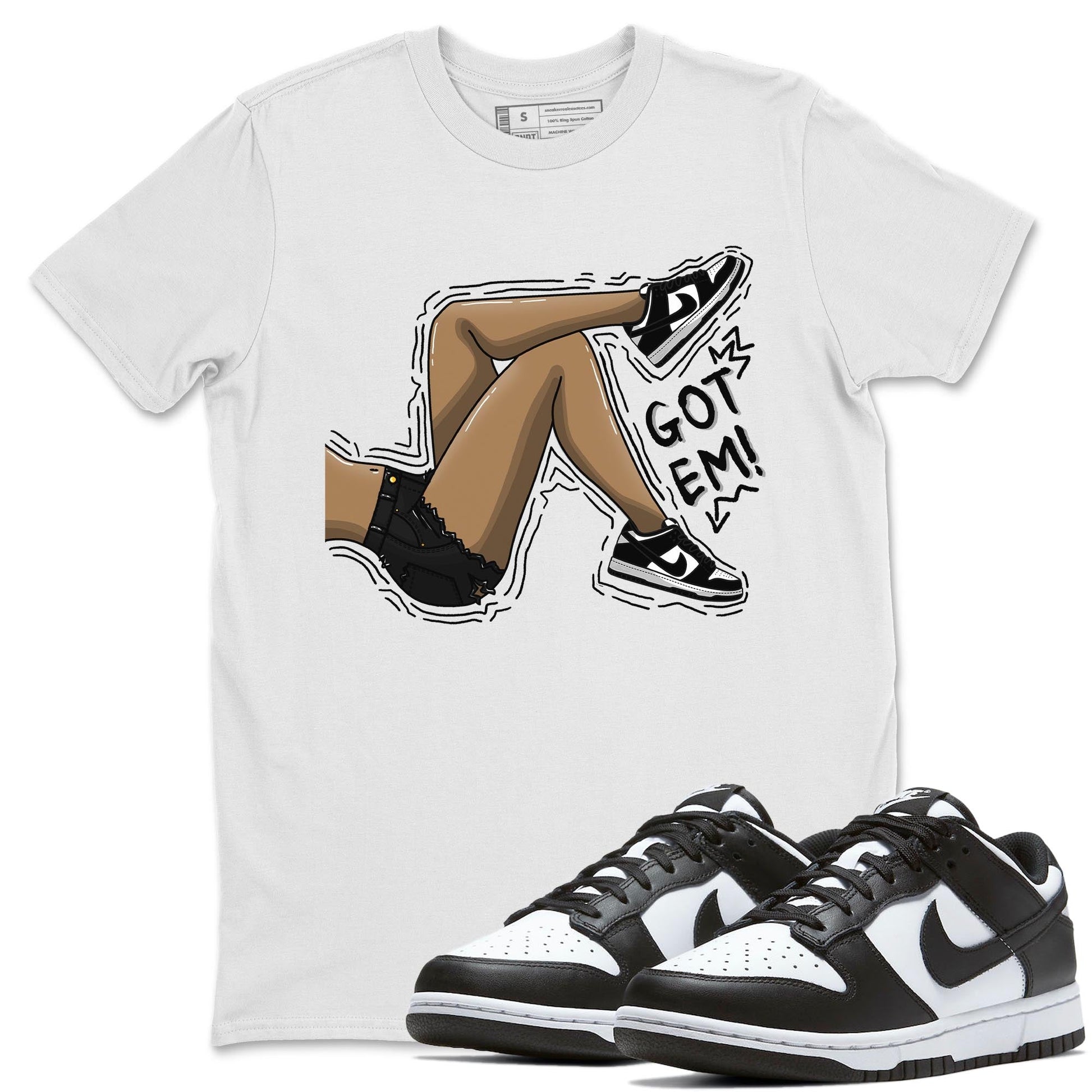 Dunk Panda Sneaker Match Tees Got Em Legs Sneaker Tees Dunk Panda Sneaker Release Tees Unisex Shirts