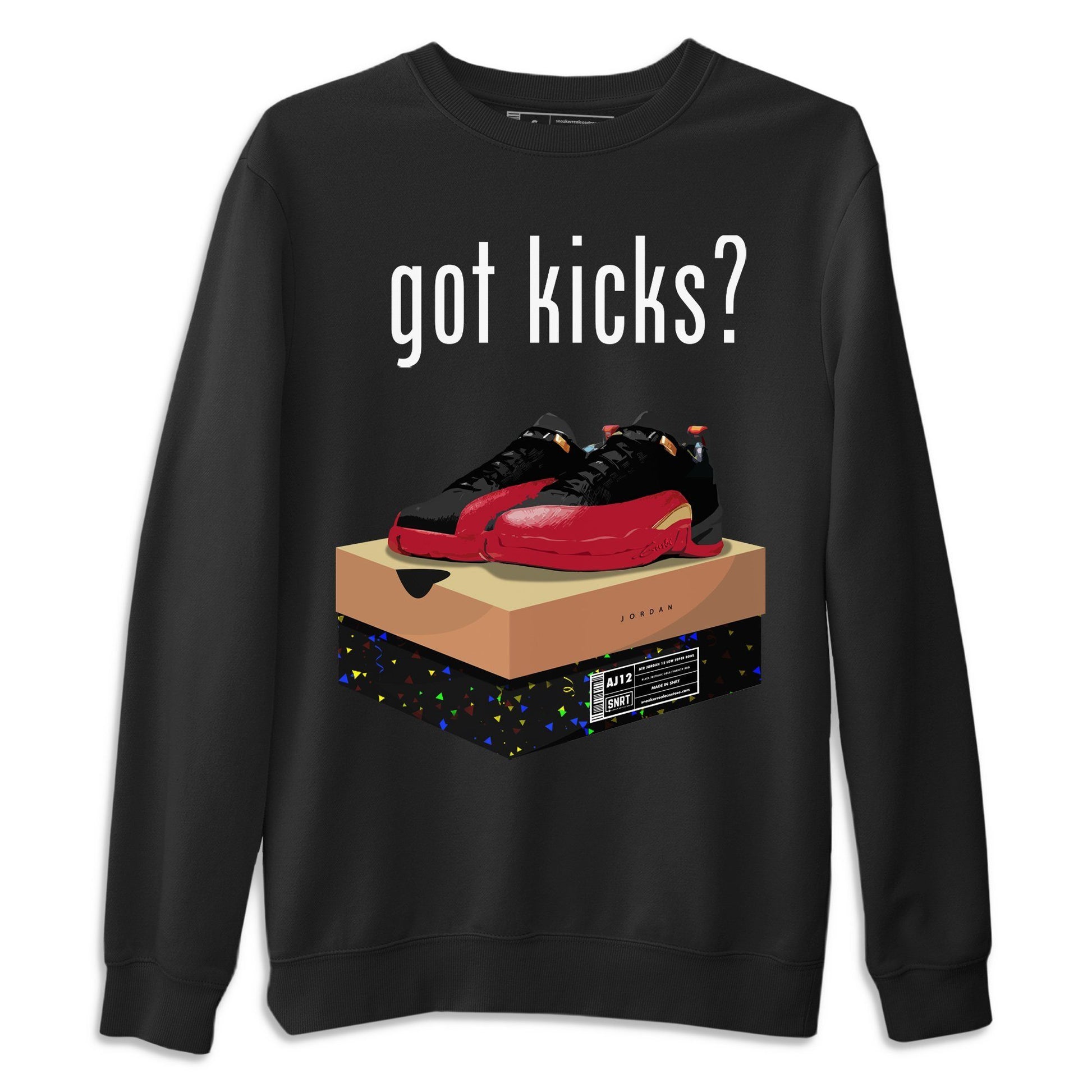 Jordan 12 Super Bowl Sneaker Match Tees Got Kicks Sneaker Tees Jordan 12 Super Bowl Sneaker Release Tees Unisex Shirts