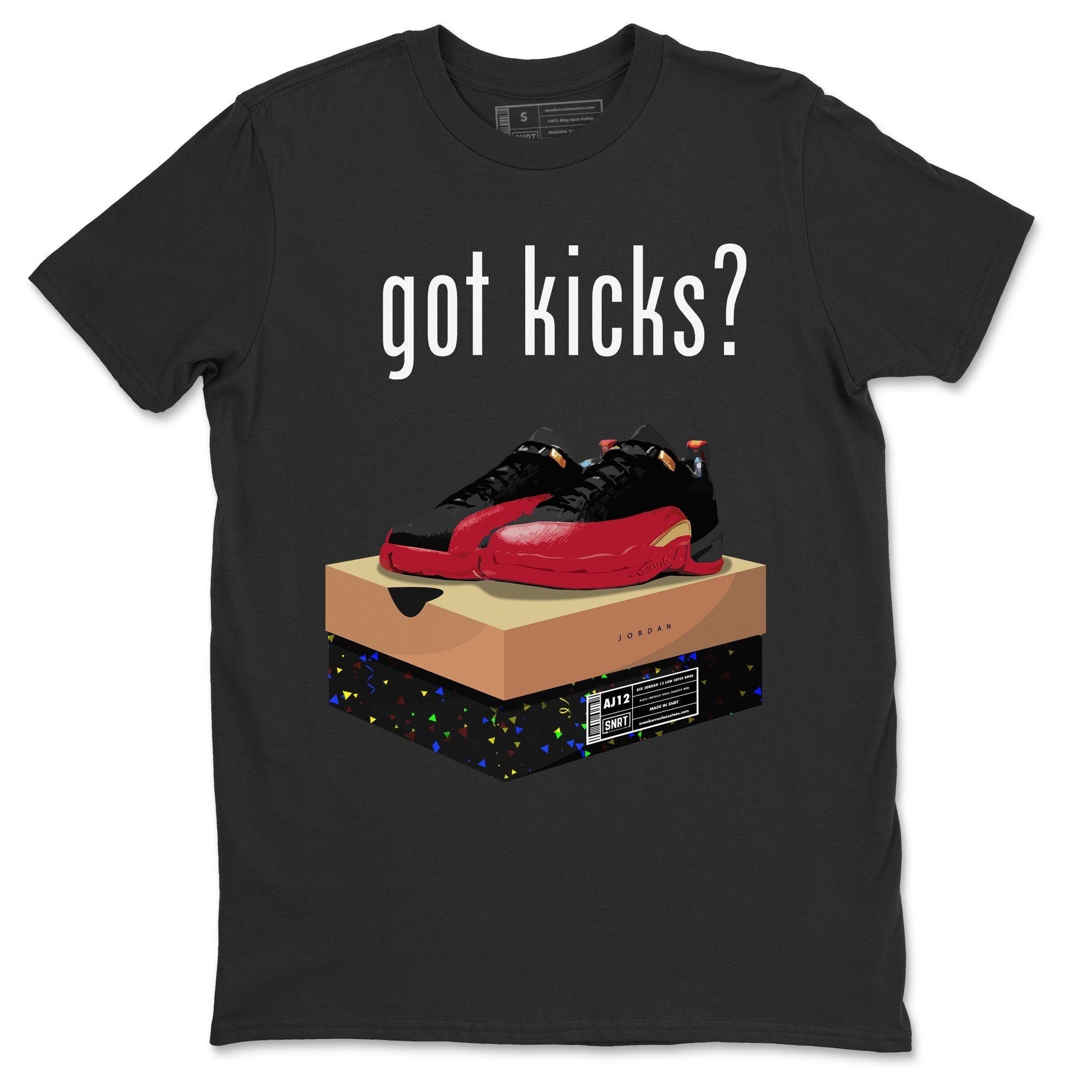 Jordan 12 Super Bowl Sneaker Match Tees Got Kicks Sneaker Tees Jordan 12 Super Bowl Sneaker Release Tees Unisex Shirts