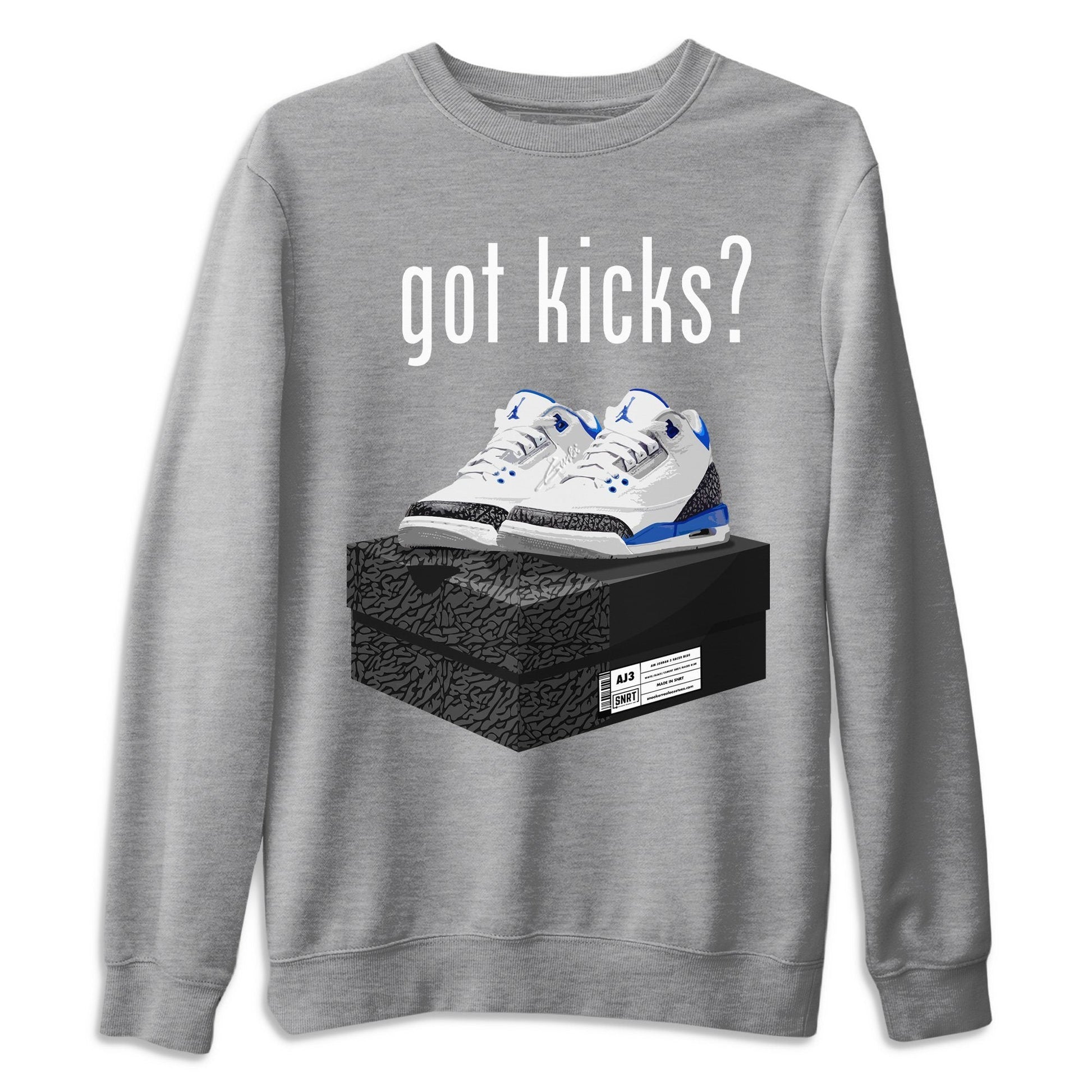 Jordan 3 Racer Blue Sneaker Match Tees Got Kicks Sneaker Tees Jordan 3 Racer Blue Sneaker Release Tees Unisex Shirts