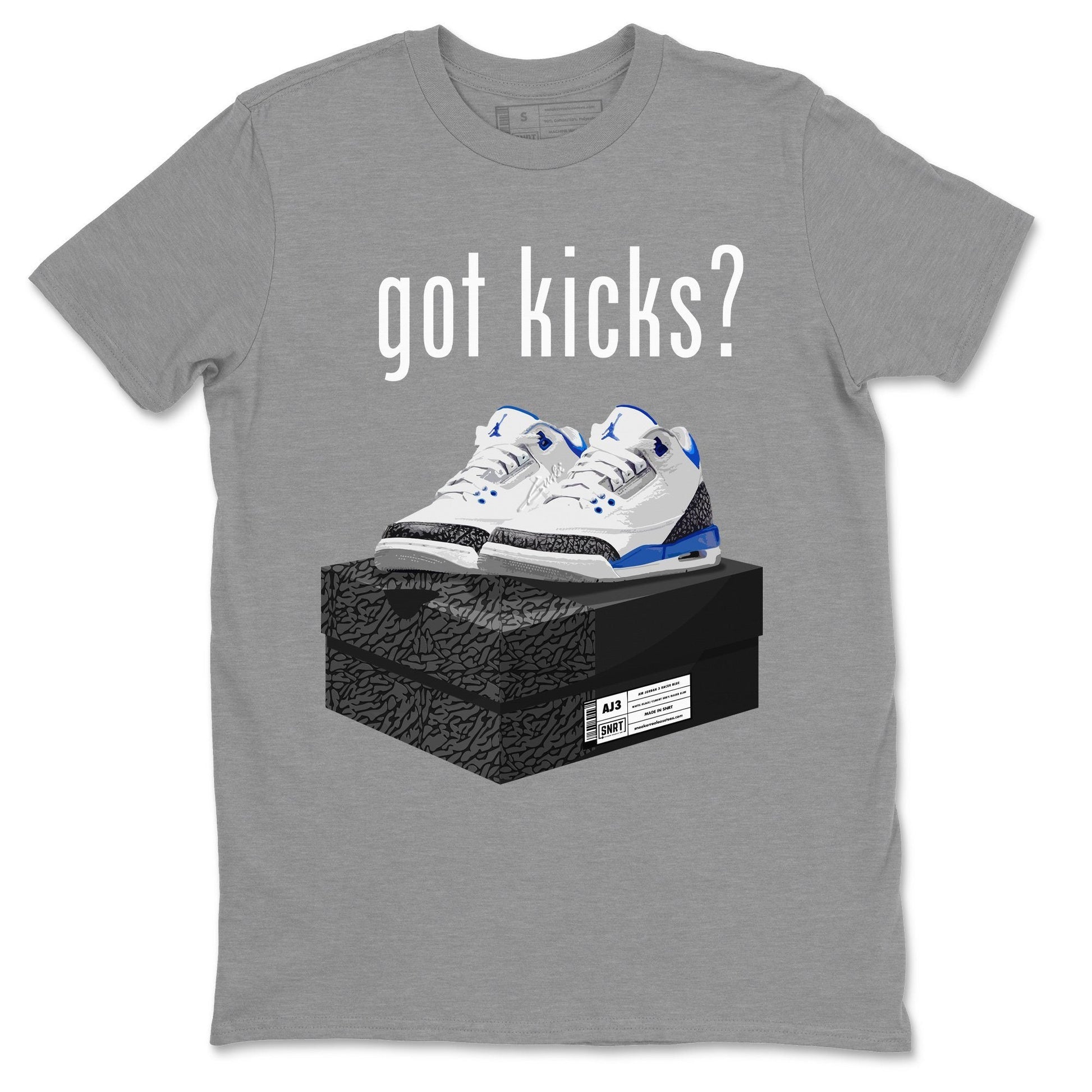 Jordan 3 Racer Blue Sneaker Match Tees Got Kicks Sneaker Tees Jordan 3 Racer Blue Sneaker Release Tees Unisex Shirts