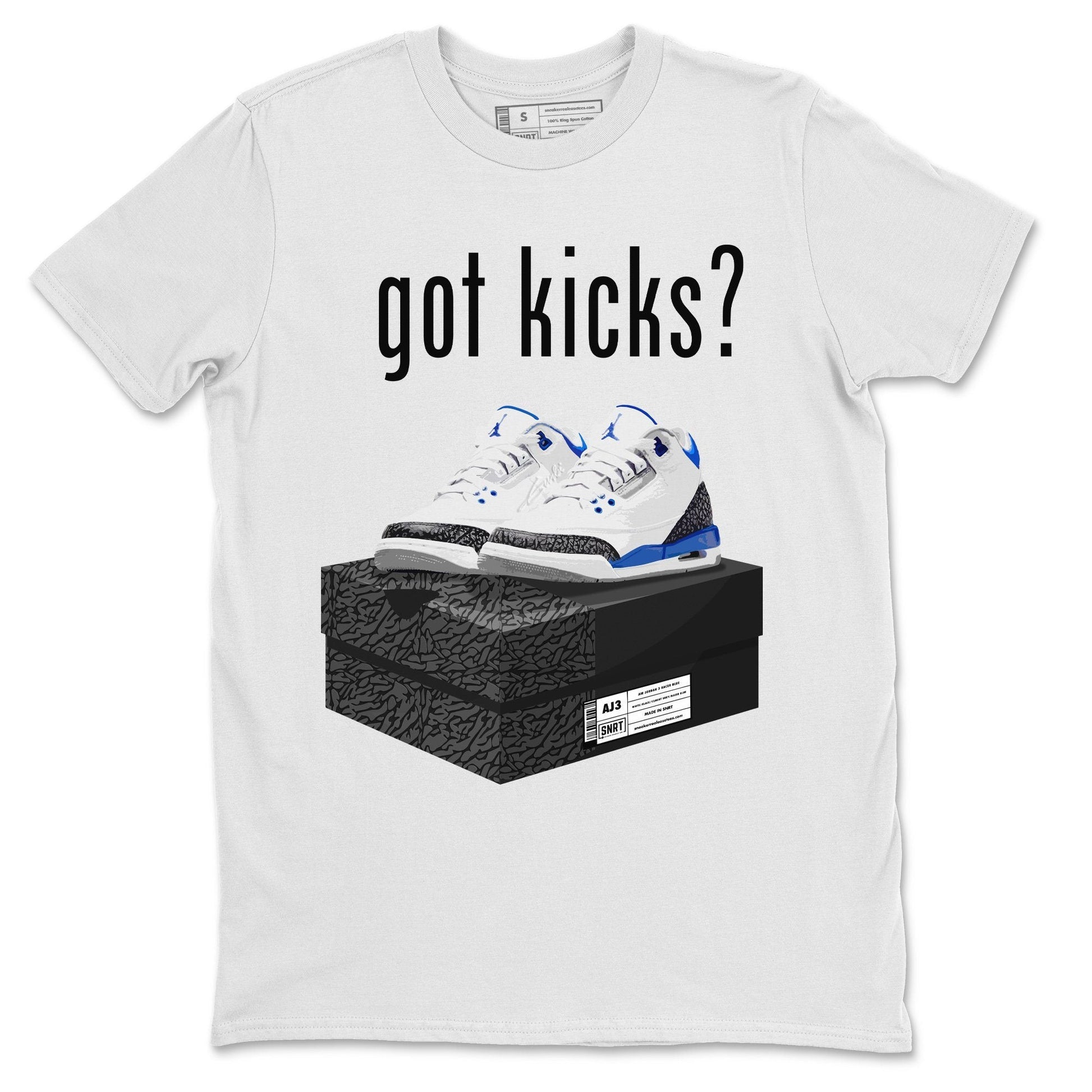Jordan 3 Racer Blue Sneaker Match Tees Got Kicks Sneaker Tees Jordan 3 Racer Blue Sneaker Release Tees Unisex Shirts
