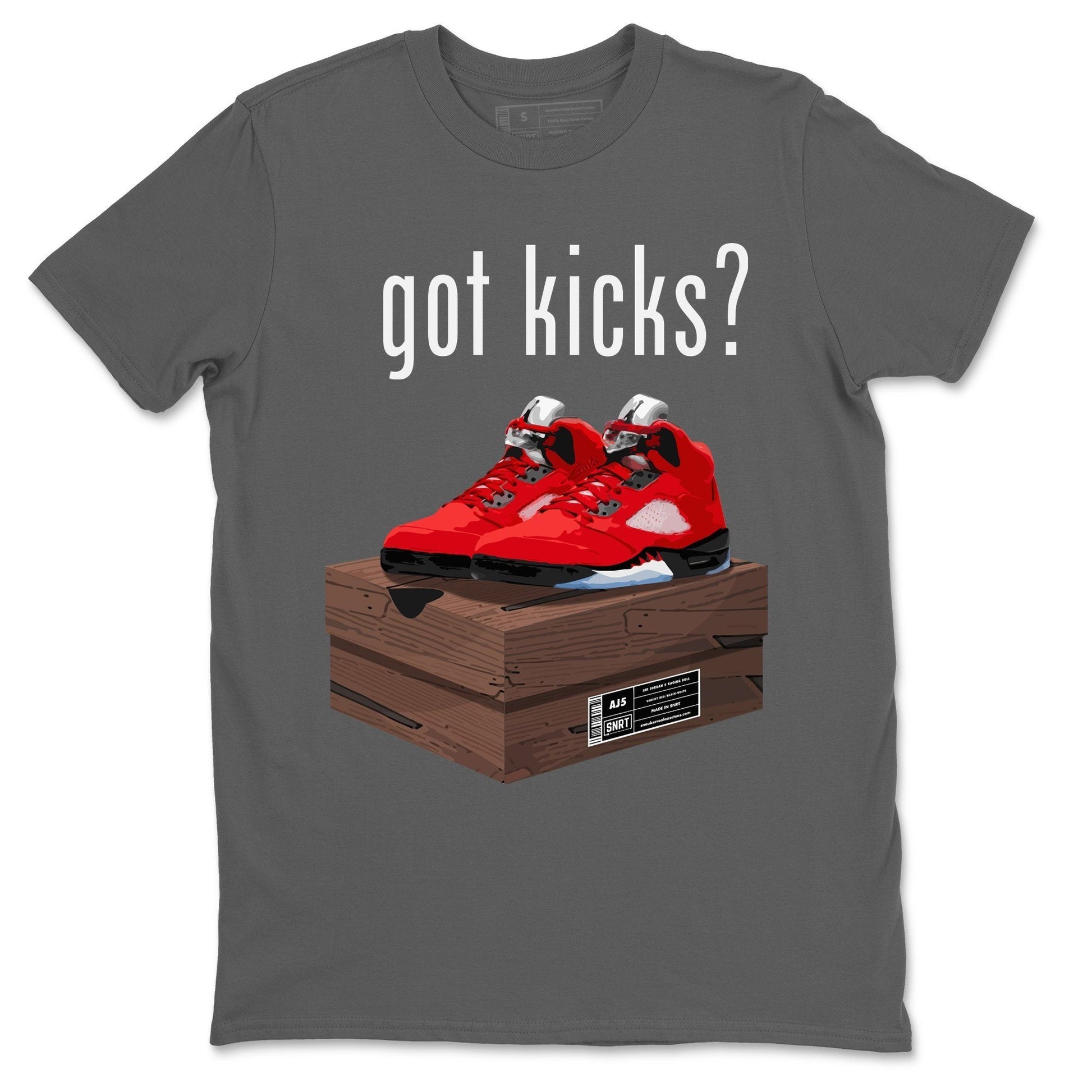 Jordan 5 Raging Bull Sneaker Match Tees Got Kicks Sneaker Tees Jordan 5 Raging Bull Sneaker Release Tees Unisex Shirts