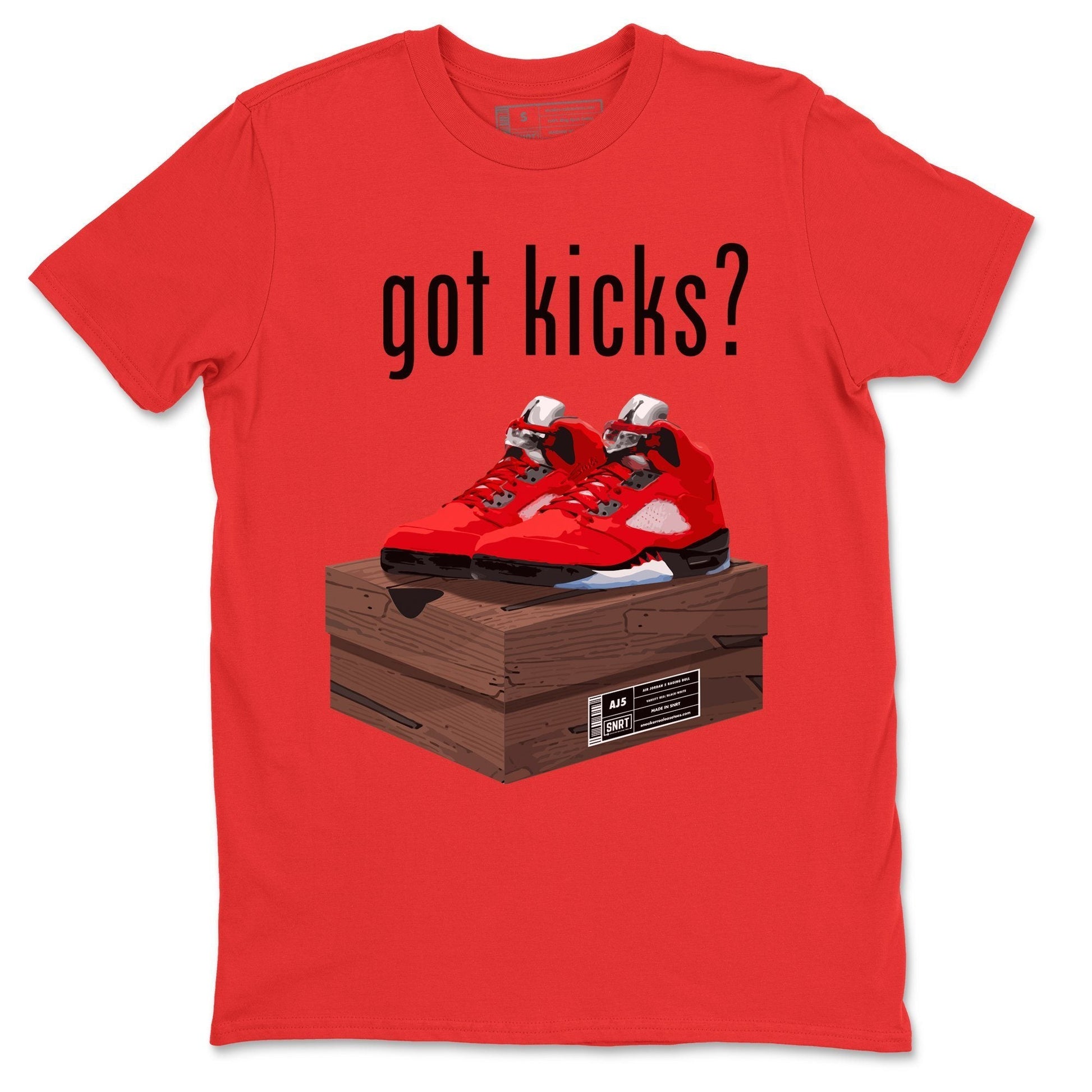Jordan 5 Raging Bull Sneaker Match Tees Got Kicks Sneaker Tees Jordan 5 Raging Bull Sneaker Release Tees Unisex Shirts