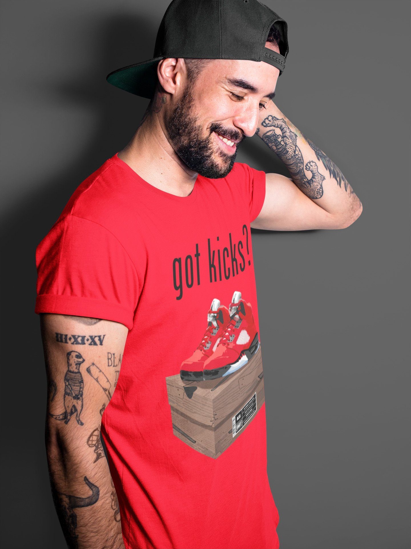 Jordan 5 Raging Bull Sneaker Match Tees Got Kicks Sneaker Tees Jordan 5 Raging Bull Sneaker Release Tees Unisex Shirts
