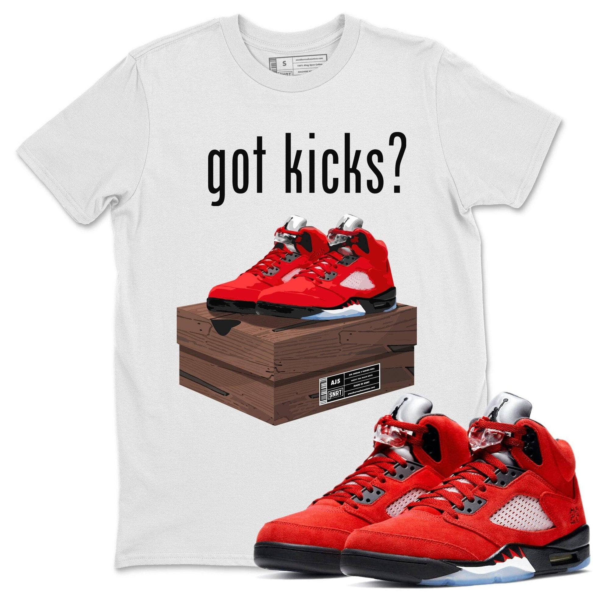 Jordan 5 Raging Bull Sneaker Match Tees Got Kicks Sneaker Tees Jordan 5 Raging Bull Sneaker Release Tees Unisex Shirts