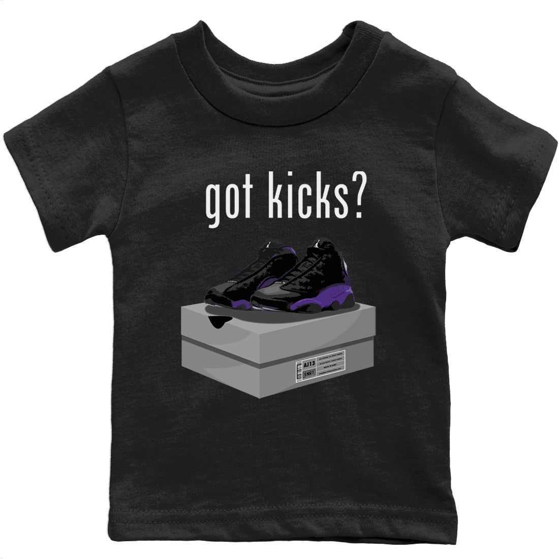 Jordan 13 Court Purple Sneaker Match Tees Got Kicks Sneaker Tees Jordan 13 Court Purple Sneaker Release Tees Kids Shirts