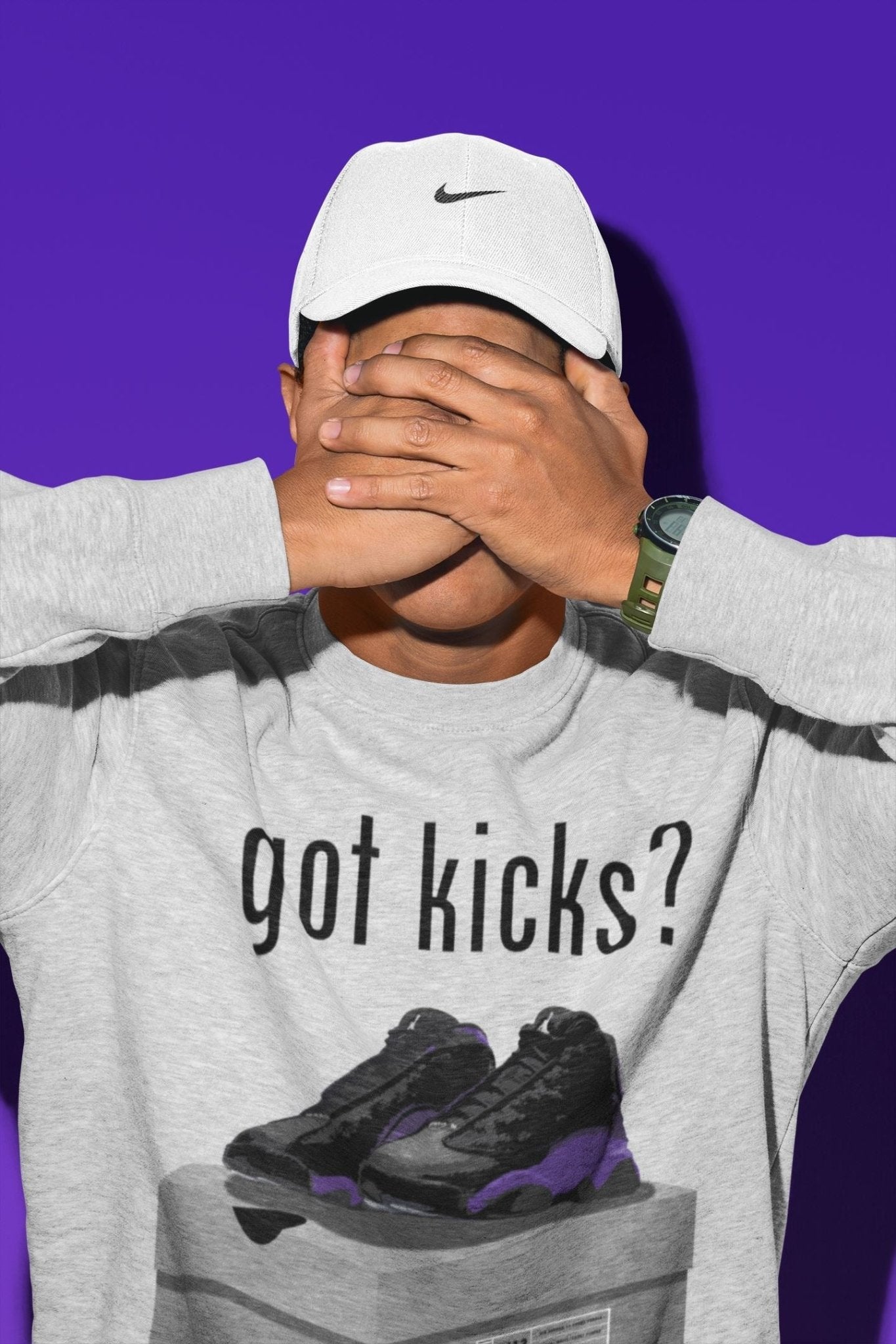 Jordan 13 Court Purple Sneaker Match Tees Got Kicks Sneaker Tees Jordan 13 Court Purple Sneaker Release Tees Unisex Shirts