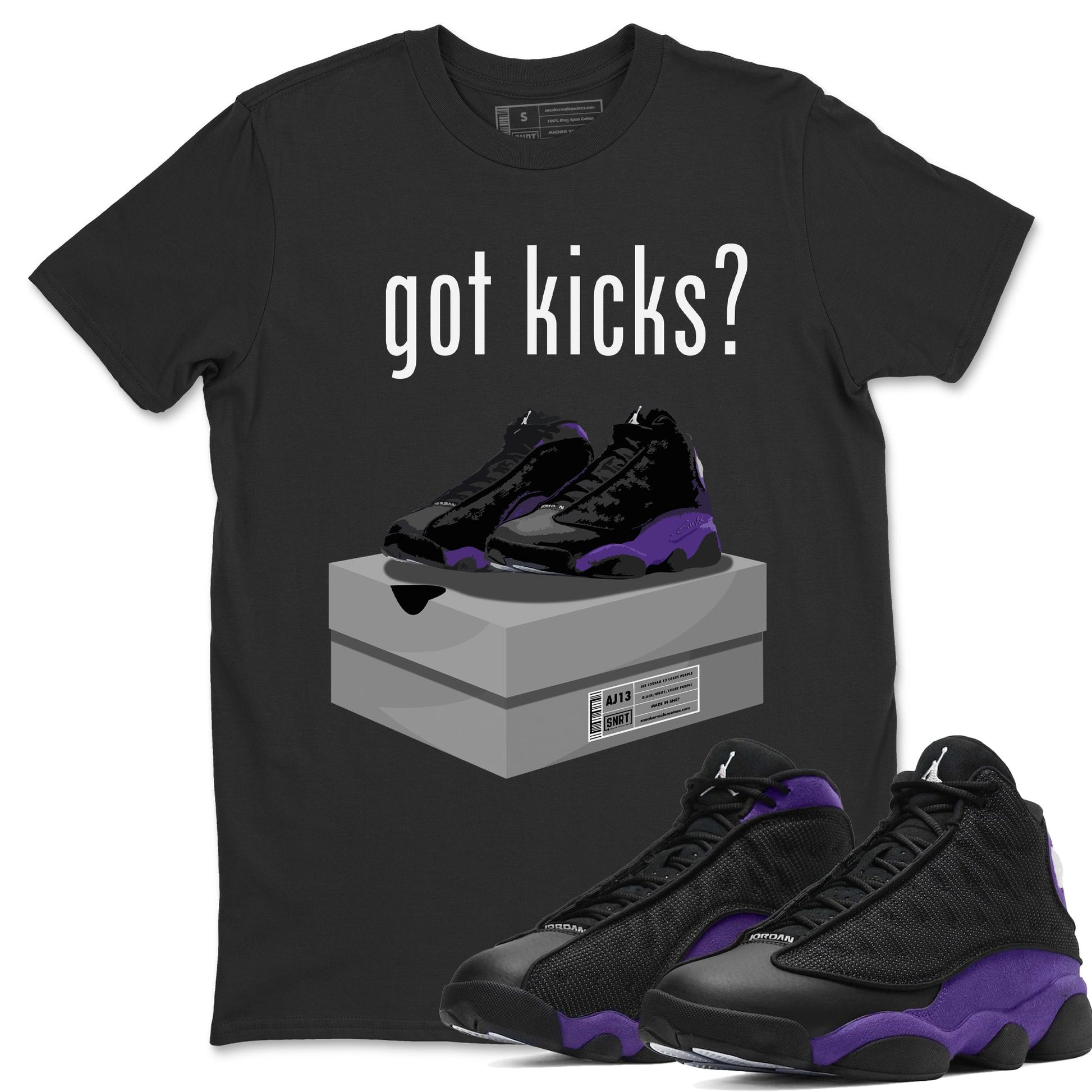 Jordan 13 Court Purple Sneaker Match Tees Got Kicks Sneaker Tees Jordan 13 Court Purple Sneaker Release Tees Unisex Shirts