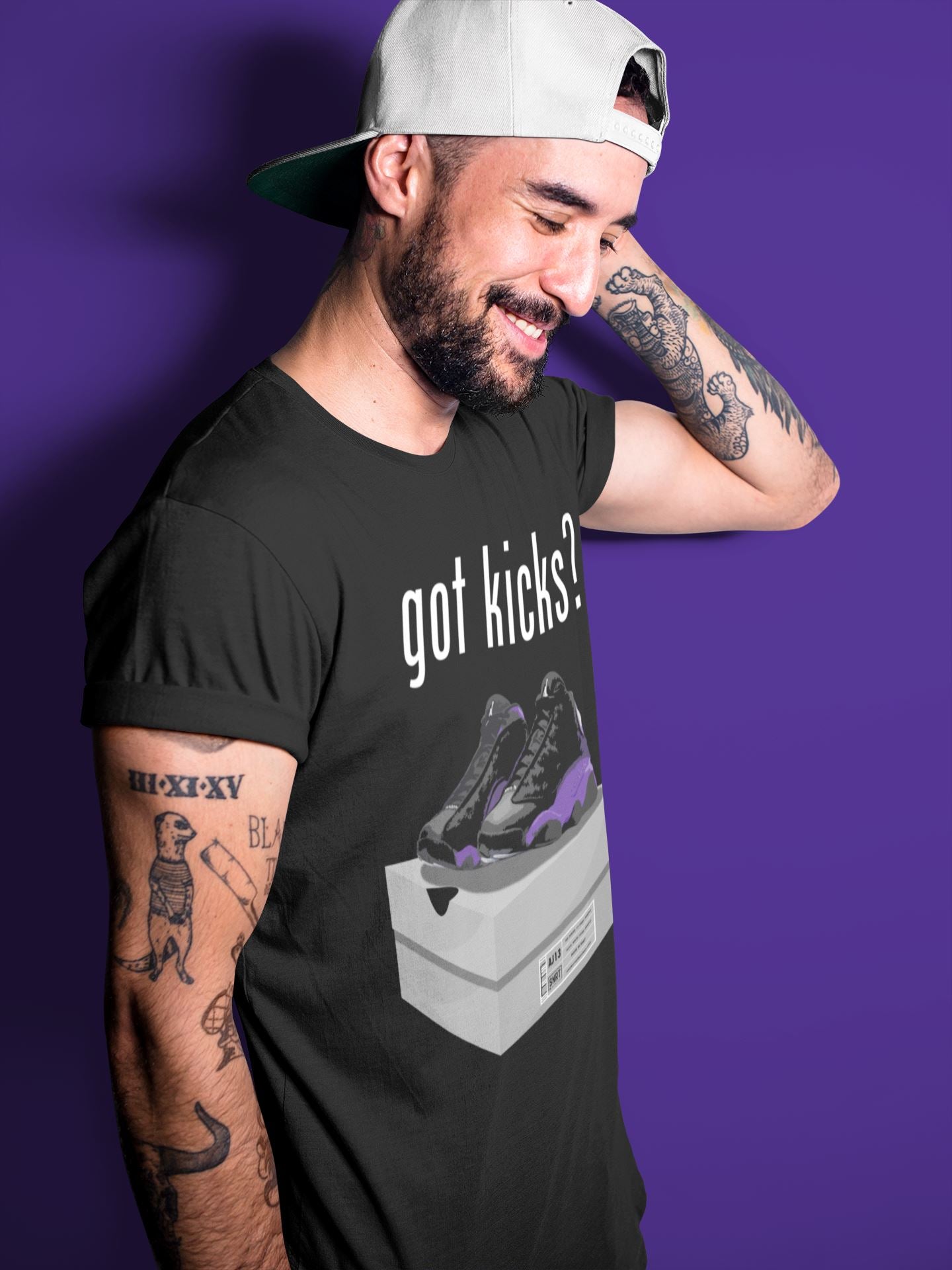 Jordan 13 Court Purple Sneaker Match Tees Got Kicks Sneaker Tees Jordan 13 Court Purple Sneaker Release Tees Unisex Shirts