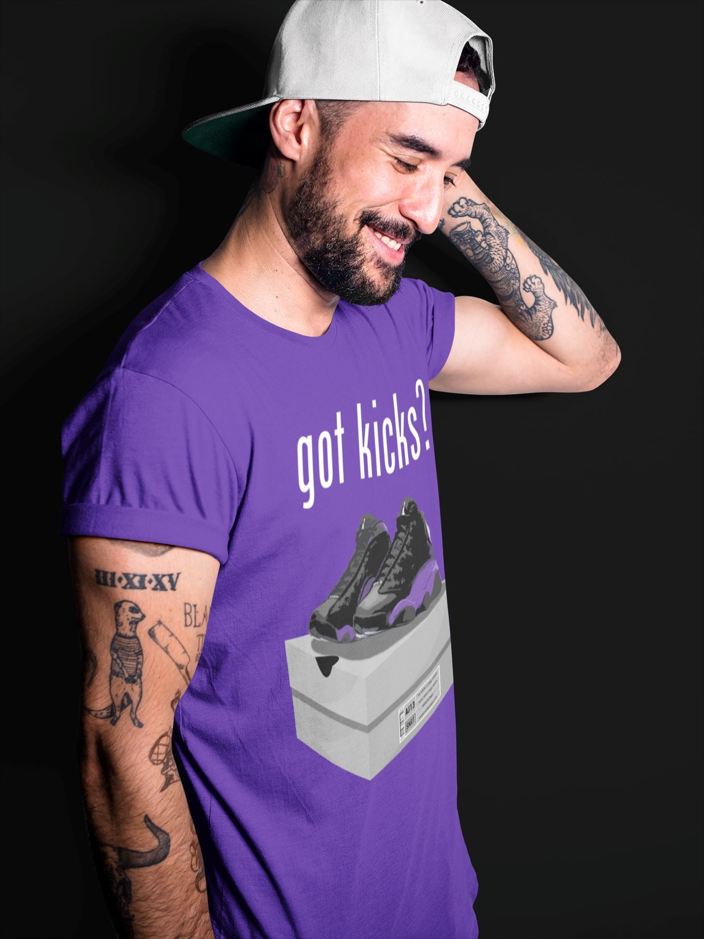 Jordan 13 Court Purple Sneaker Match Tees Got Kicks Sneaker Tees Jordan 13 Court Purple Sneaker Release Tees Unisex Shirts