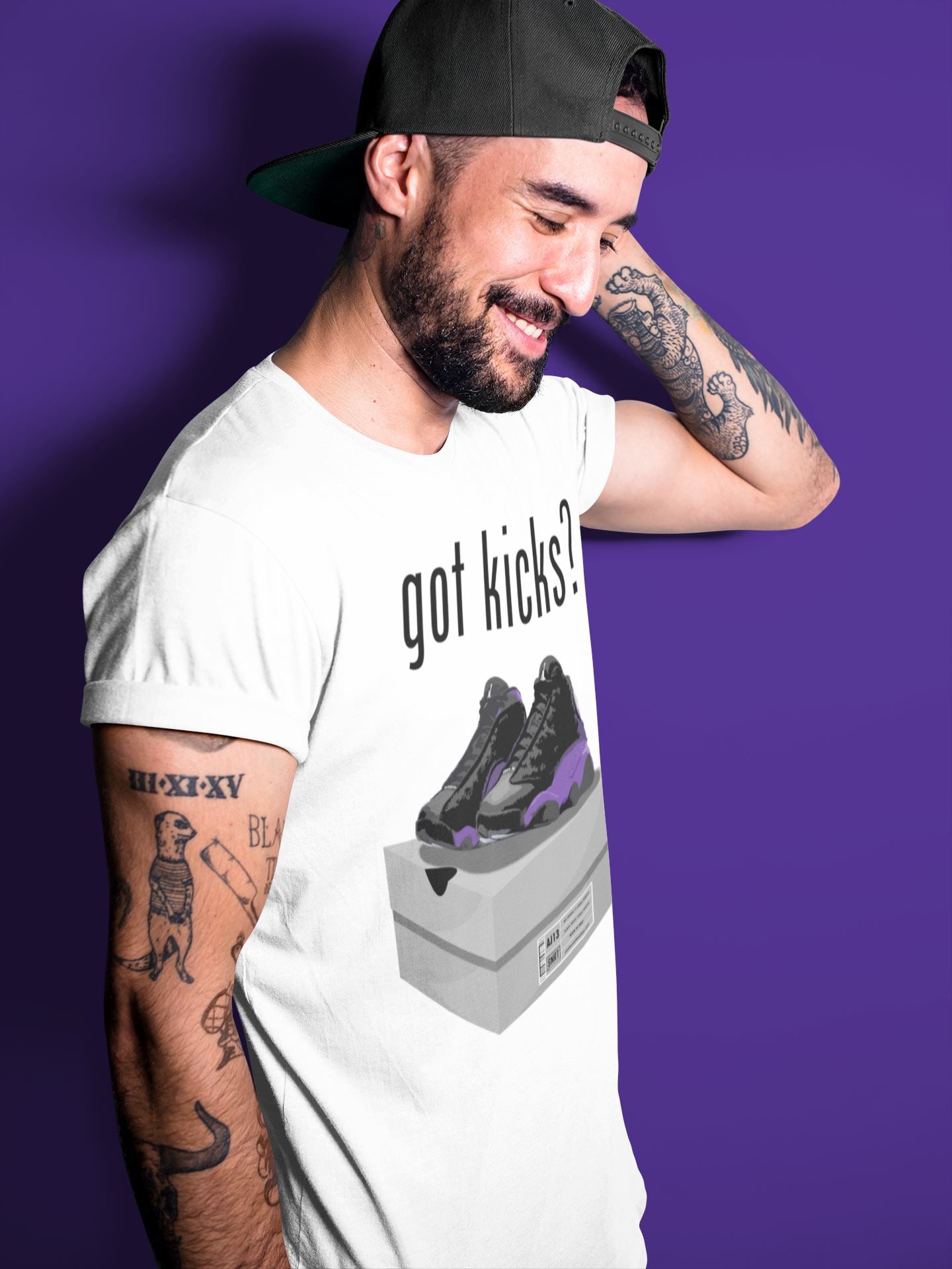 Jordan 13 Court Purple Sneaker Match Tees Got Kicks Sneaker Tees Jordan 13 Court Purple Sneaker Release Tees Unisex Shirts