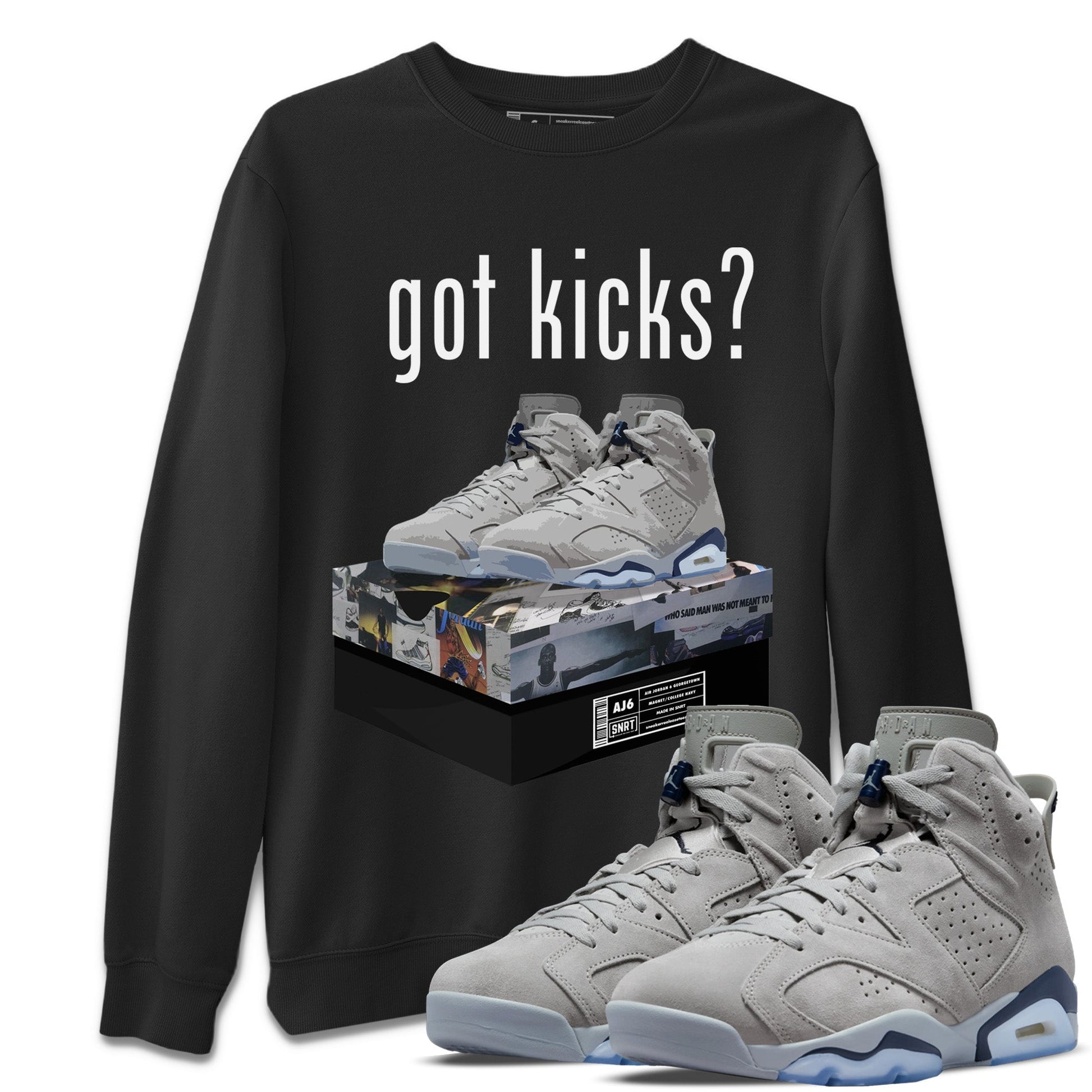 Jordan 6 Georgetown Sneaker Match Tees Got Kicks Sneaker Tees Jordan 6 Georgetown Sneaker Release Tees Unisex Shirts