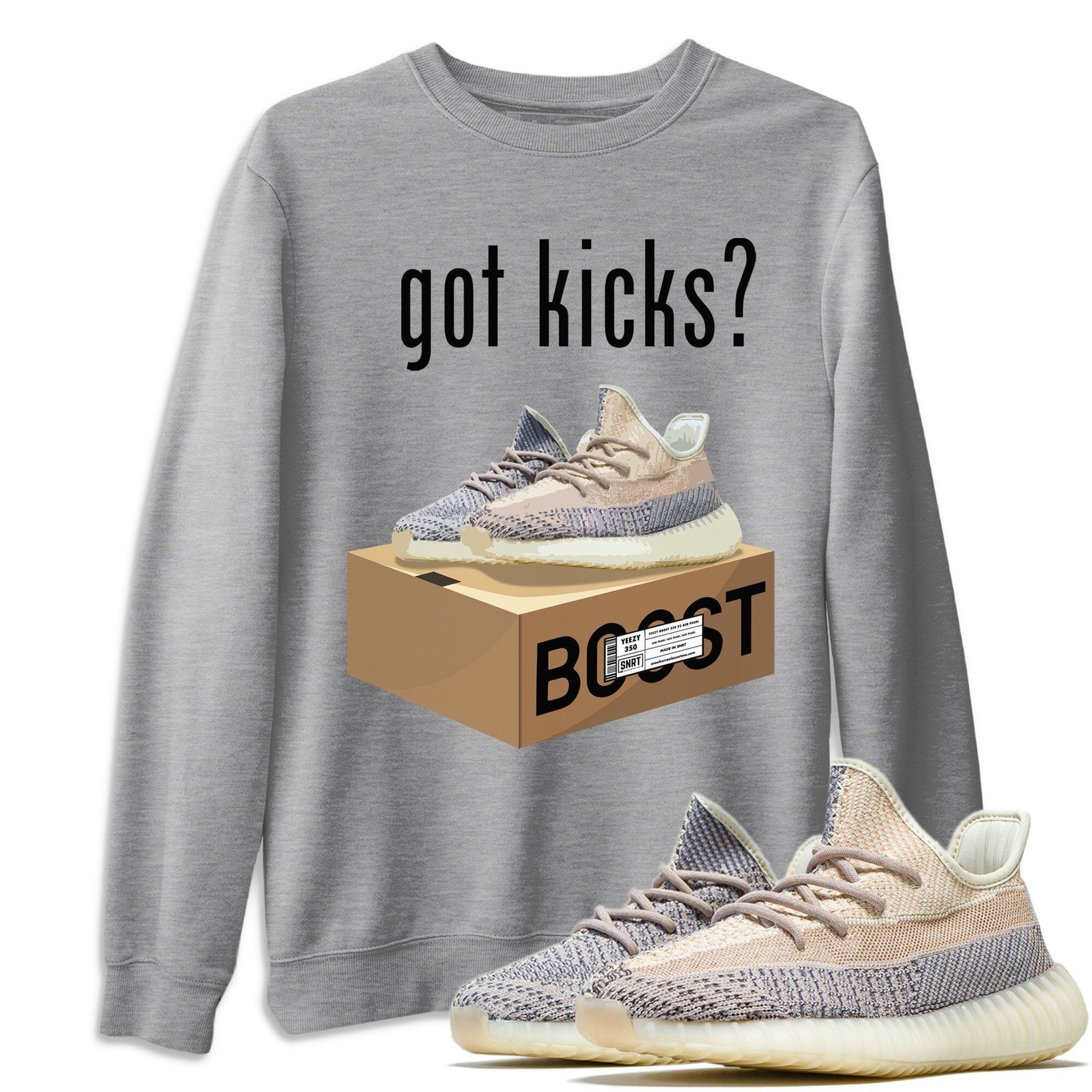 Yeezy 350 Ash Pearl Sneaker Match Tees Got Kicks Sneaker Tees Yeezy 350 Ash Pearl Sneaker Release Tees Unisex Shirts