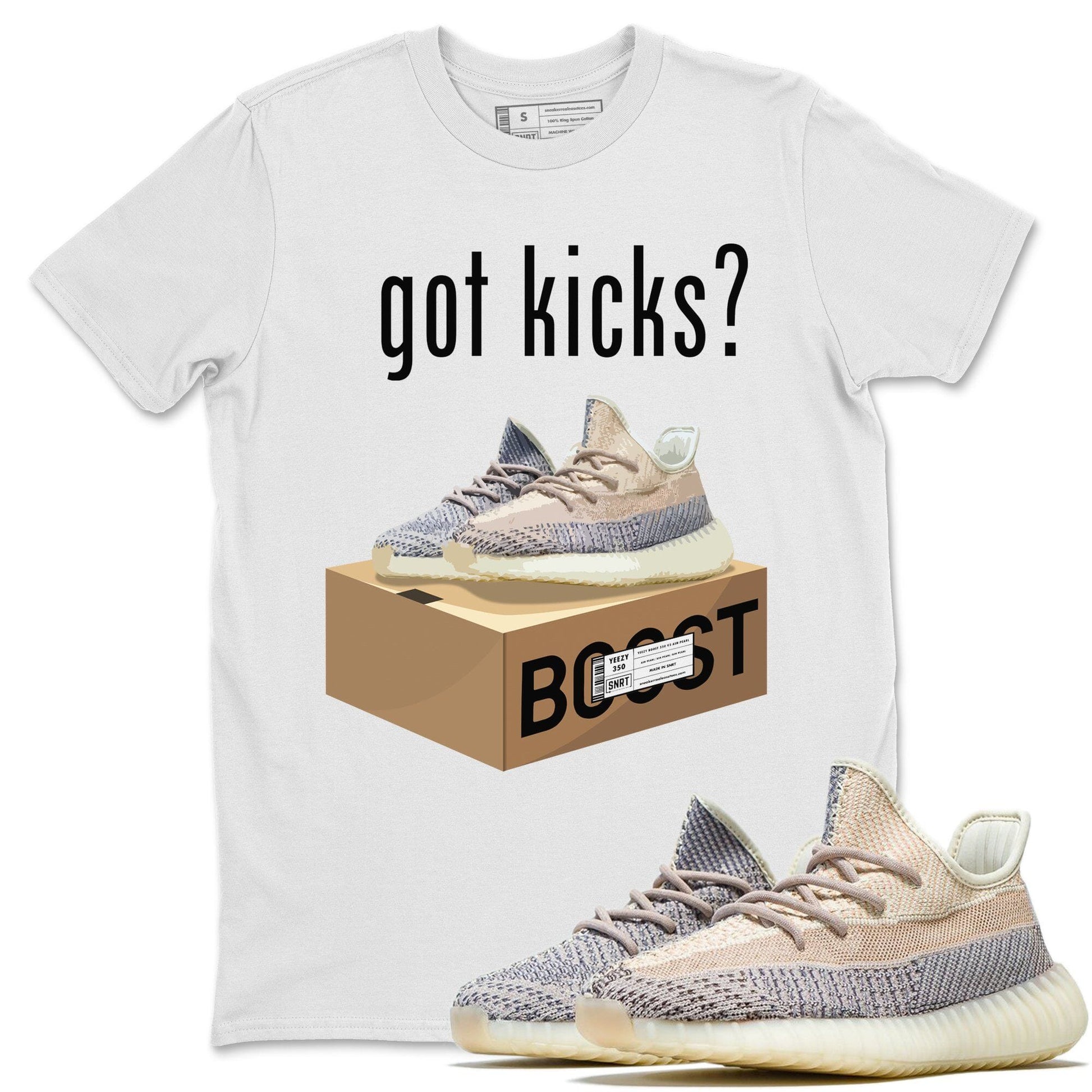 Yeezy 350 Ash Pearl Sneaker Match Tees Got Kicks Sneaker Tees Yeezy 350 Ash Pearl Sneaker Release Tees Unisex Shirts