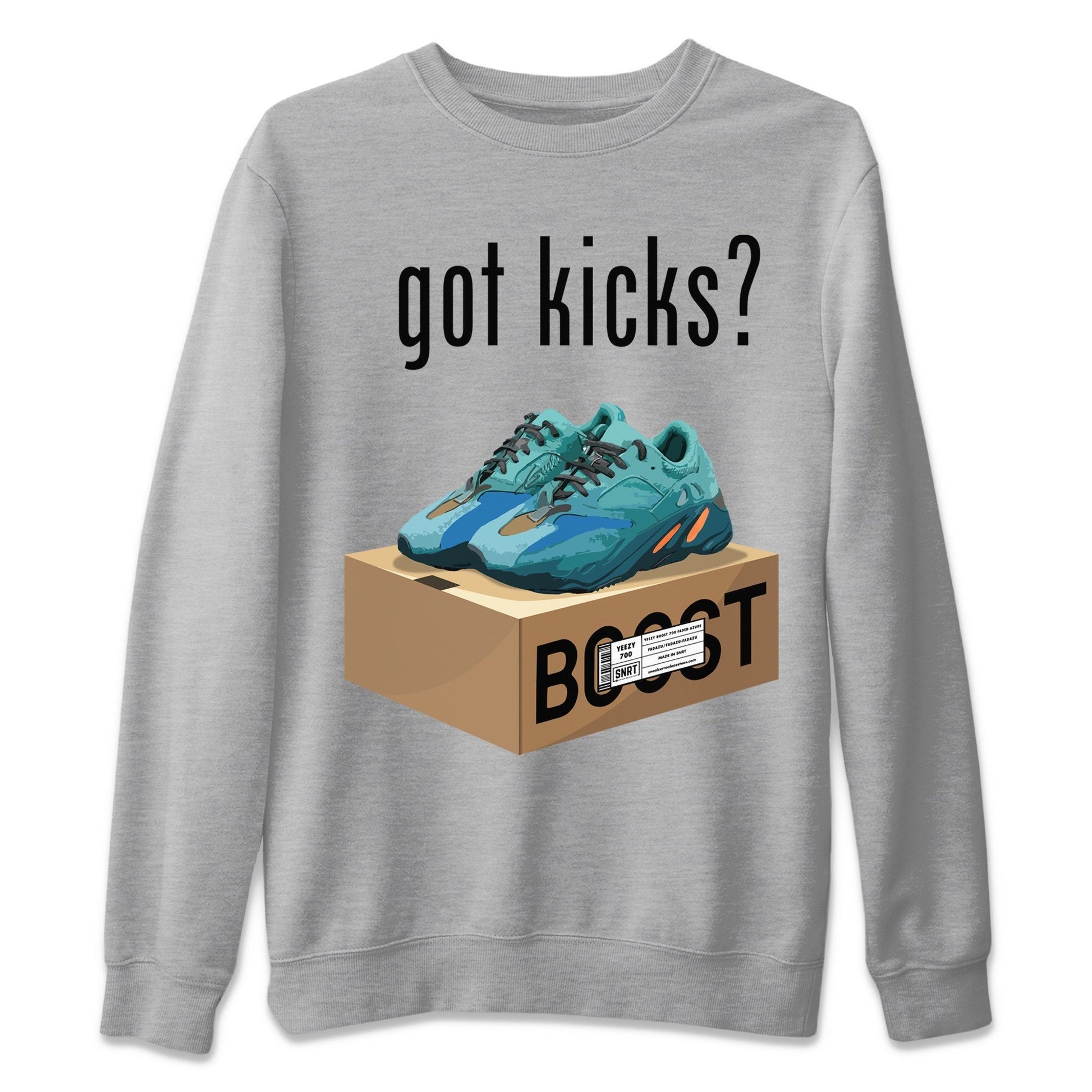 Yeezy 700 Faded Azure Sneaker Match Tees Got Kicks Sneaker Tees Yeezy 700 Faded Azure Sneaker Release Tees Unisex Shirts