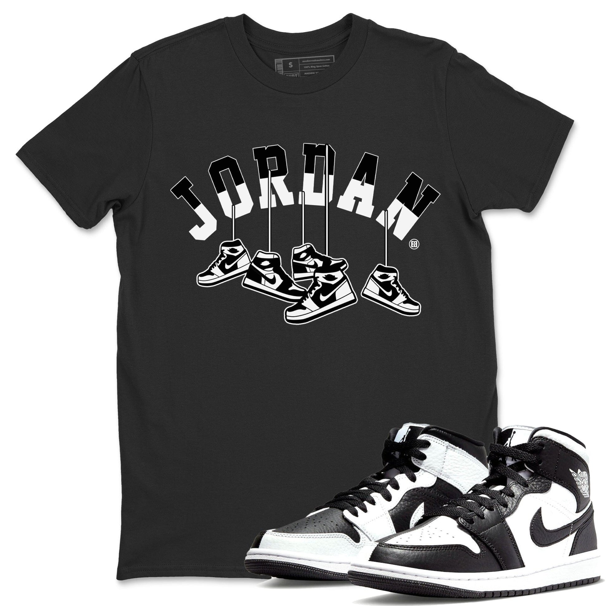 Jordan 1 Homage Sneaker Match Tees Hanging Sneakers Sneaker Tees Jordan 1 Homage Sneaker Release Tees Unisex Shirts