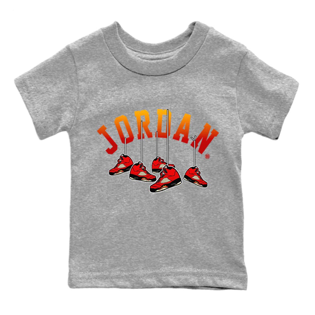 Jordan 5 Mars For Her Sneaker Match Tees Hanging Sneakers Sneaker Tees Jordan 5 Mars For Her Sneaker Release Tees Kids Shirts