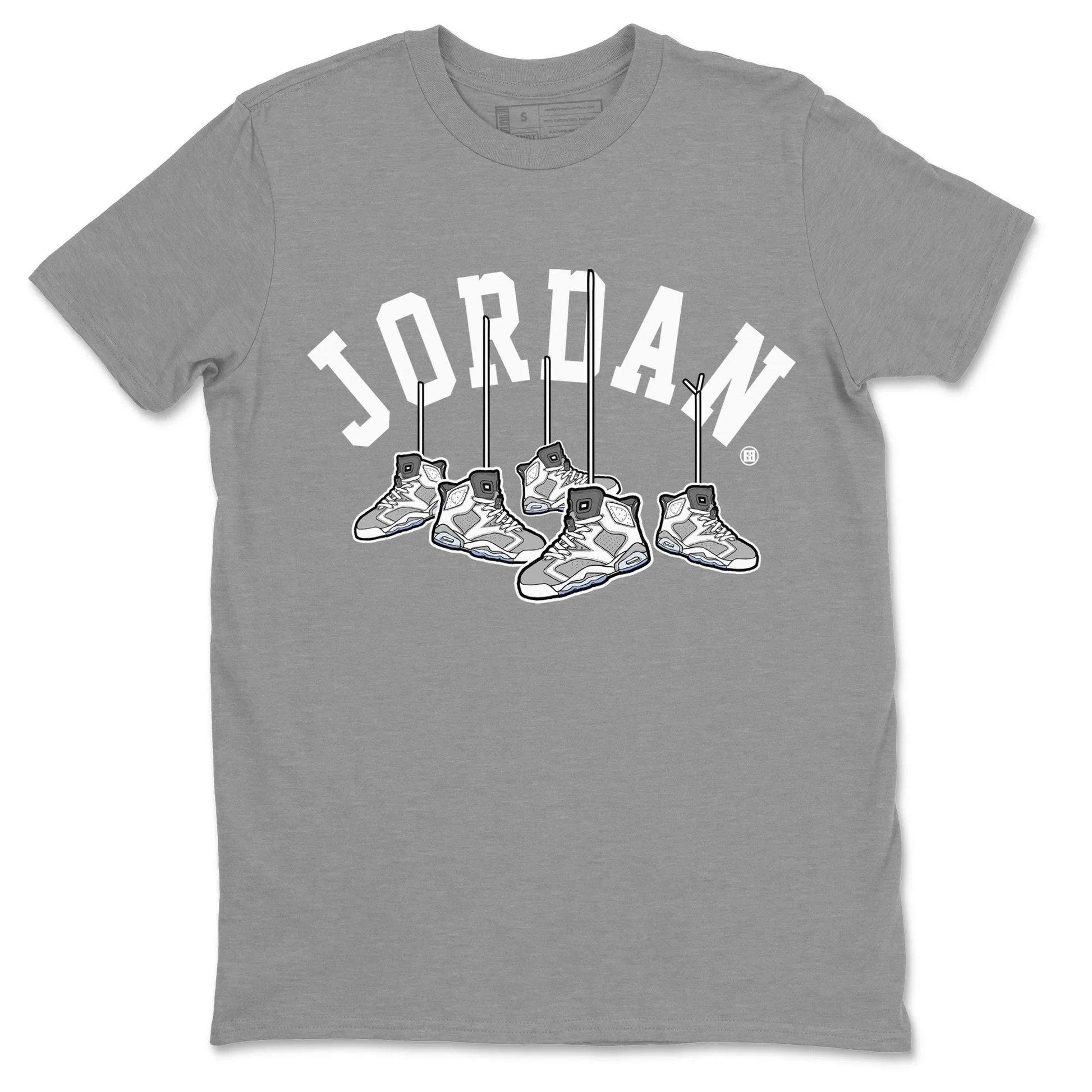Jordan 6 Cool Grey Sneaker Match Tees Hanging Sneakers Sneaker Tees Jordan 6 Cool Grey Sneaker Release Tees Unisex Shirts
