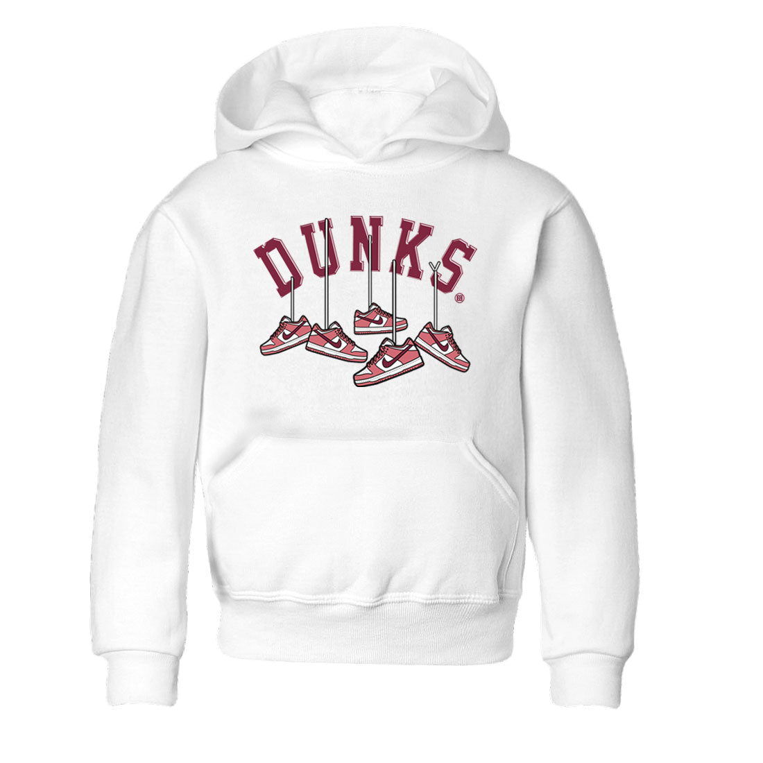 Dunks Valentines Day shirt to match jordans Hanging Sneakers sneaker tees Dunks Valentine's Day SNRT sneaker release tees baby toddler White 2 cotton Shirt