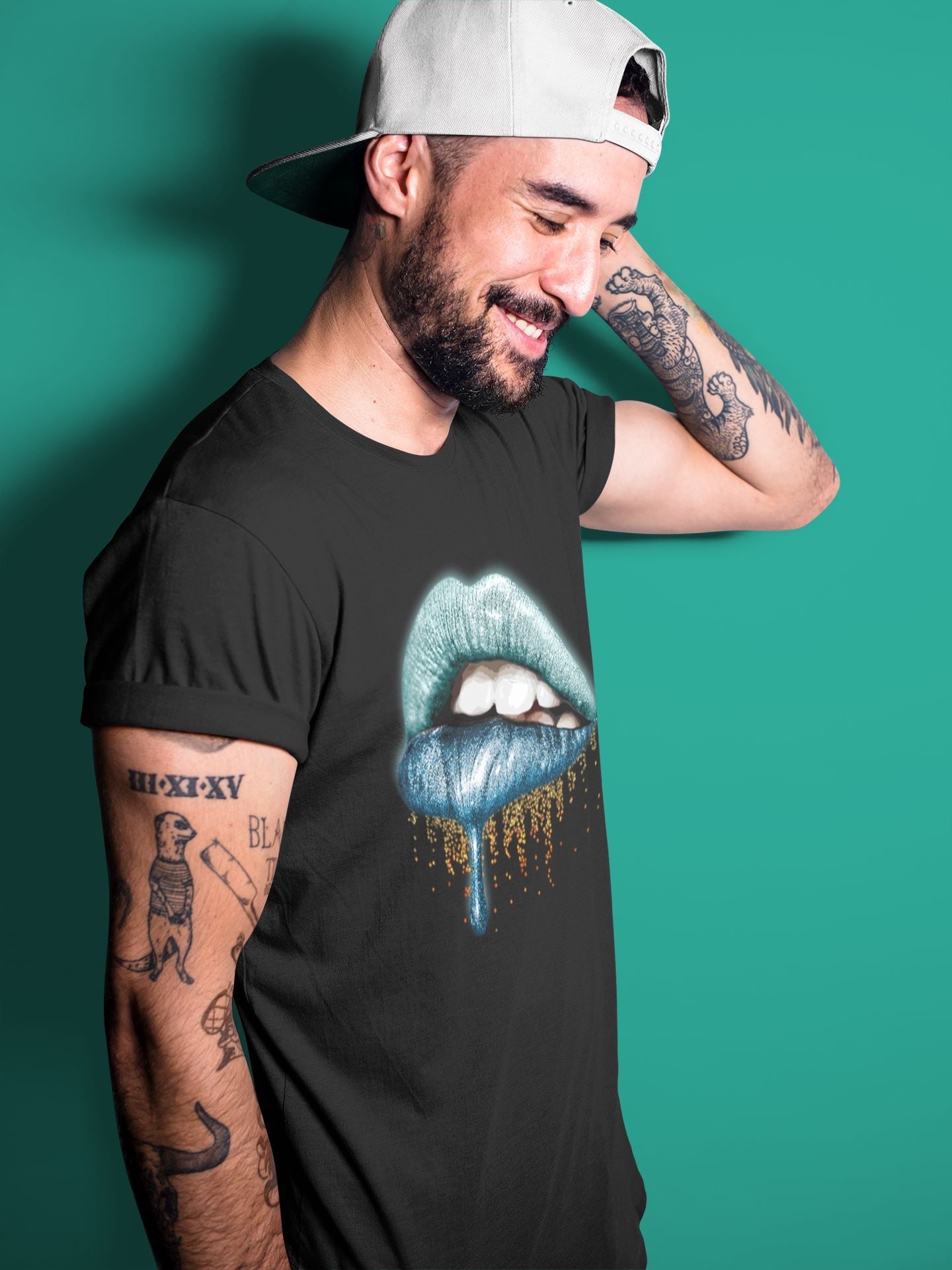 Yeezy 700 Faded Azure Sneaker Match Tees Dripping Lips Sneaker Tees Yeezy 700 Faded Azure Sneaker Release Tees Unisex Shirts