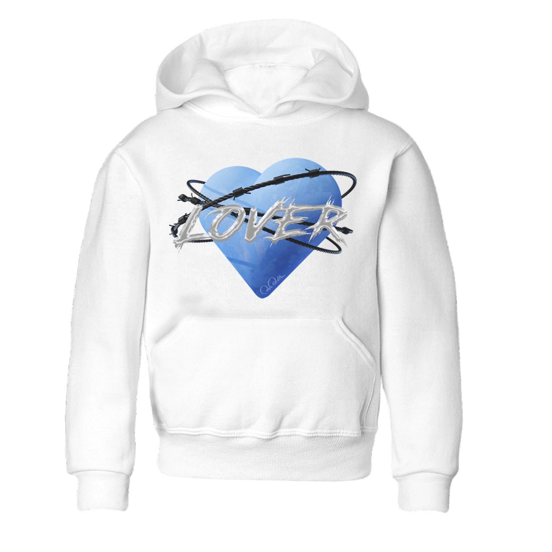 Jordan 5 UNC Jordan Shirts Heart Lover Sneaker Tees AJ5 UNC Sneaker Release Tees Kids Shirts White 2