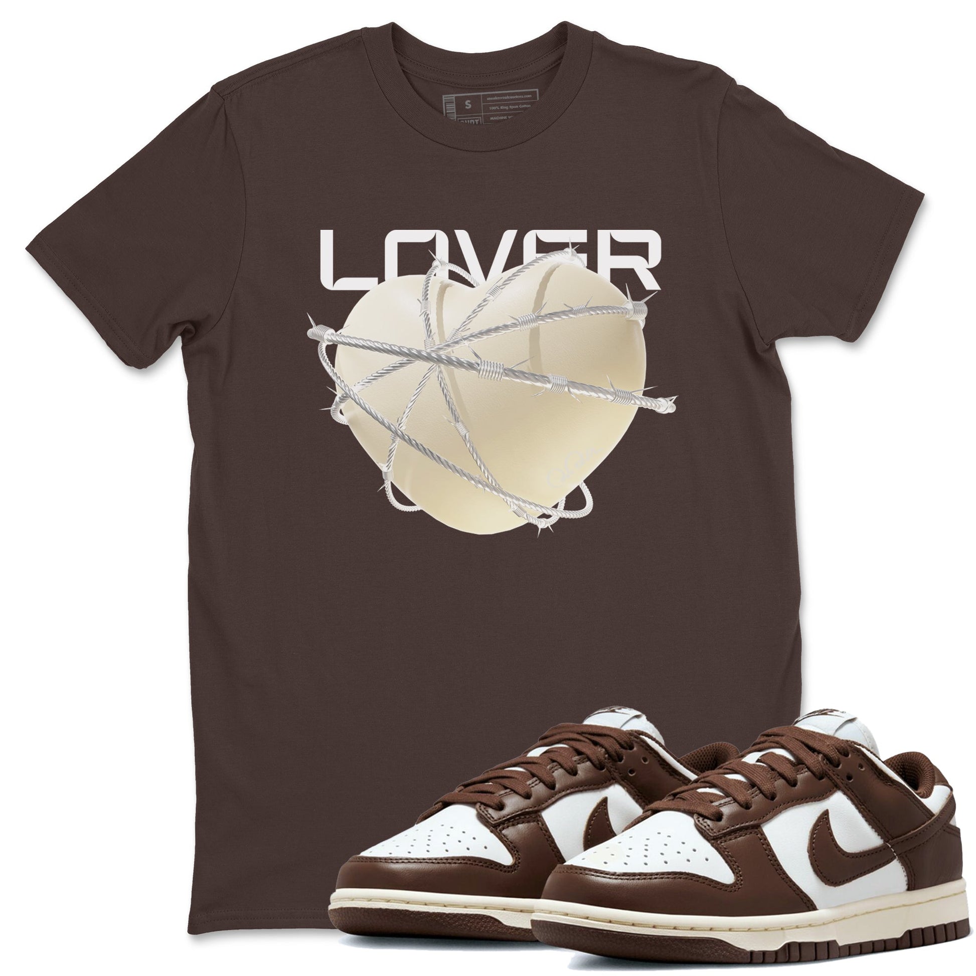 Dunk Cacao Wow shirt to match jordans Heart Lover sneaker tees Nike Dunk Cacao Wow SNRT Sneaker Release Tees Unisex Dark Chocolate 1 T-Shirt