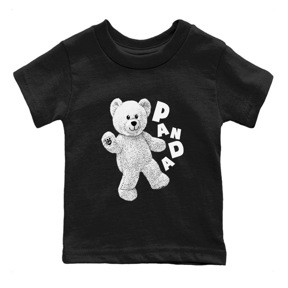 Dunks Panda shirt to match jordans Hello Bear sneaker tees Dunk Low Panda SNRT Sneaker Release Tees Baby Toddler Black 2 T-Shirt